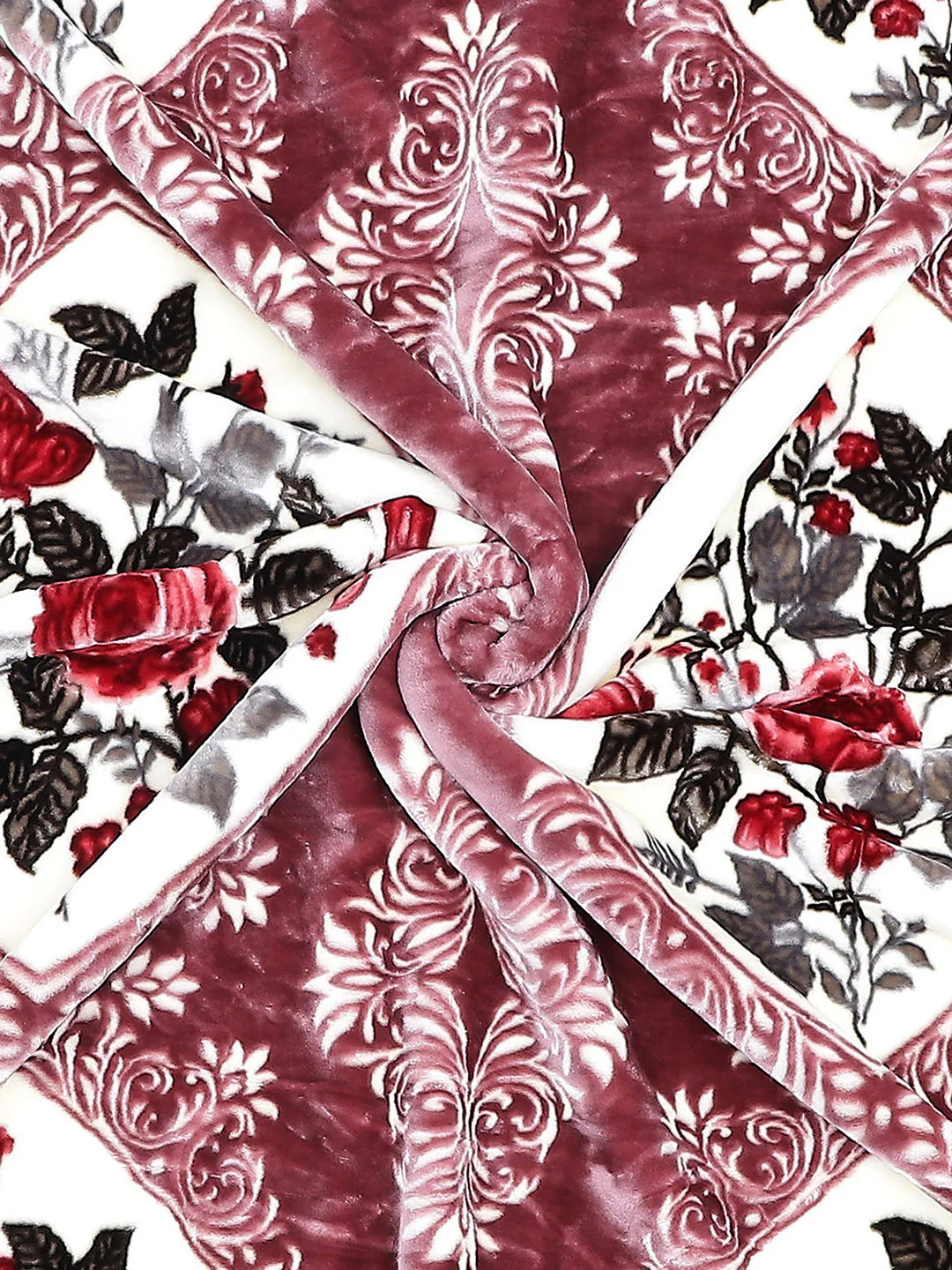 Printed Double Bed Blanket for Heavy Winter -2 Ply - Image 11