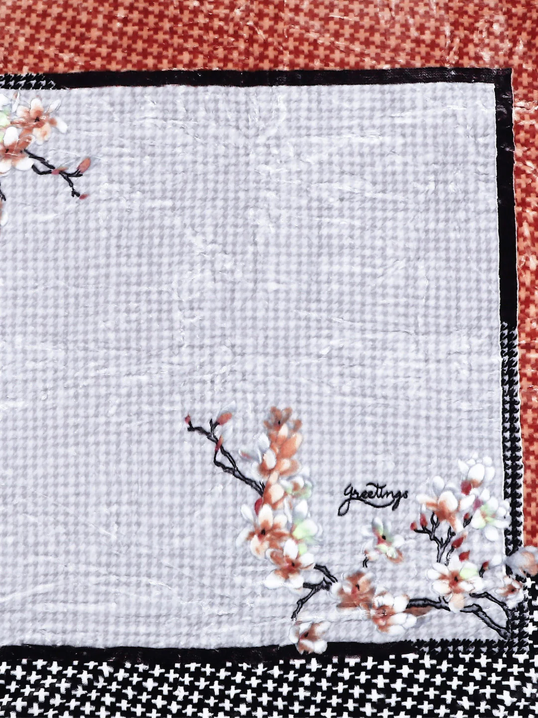 Printed Double Bed Blanket for Heavy Winter -2 Ply - Image 10