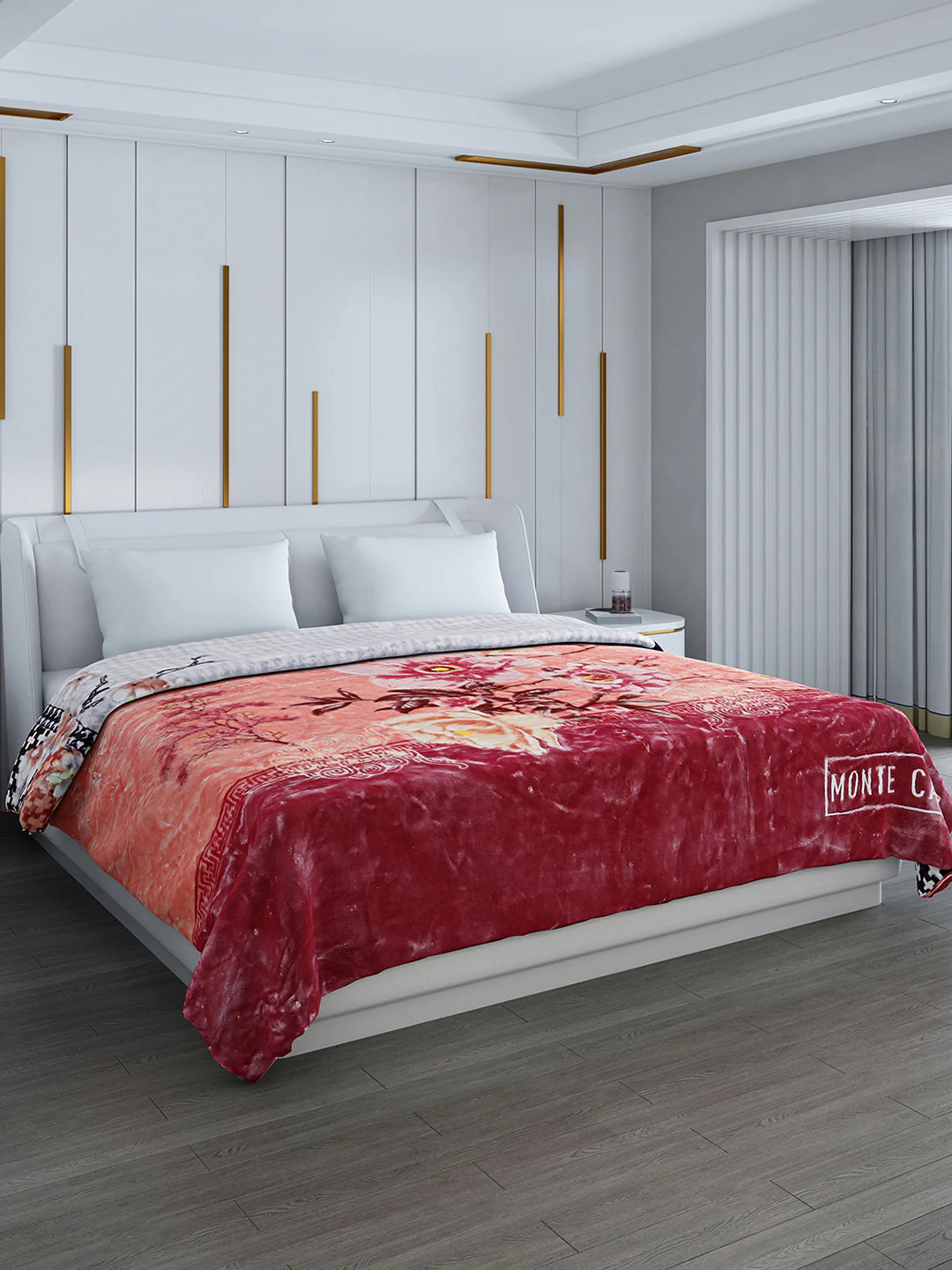 Printed Double Bed Blanket for Heavy Winter -2 Ply - Image 4