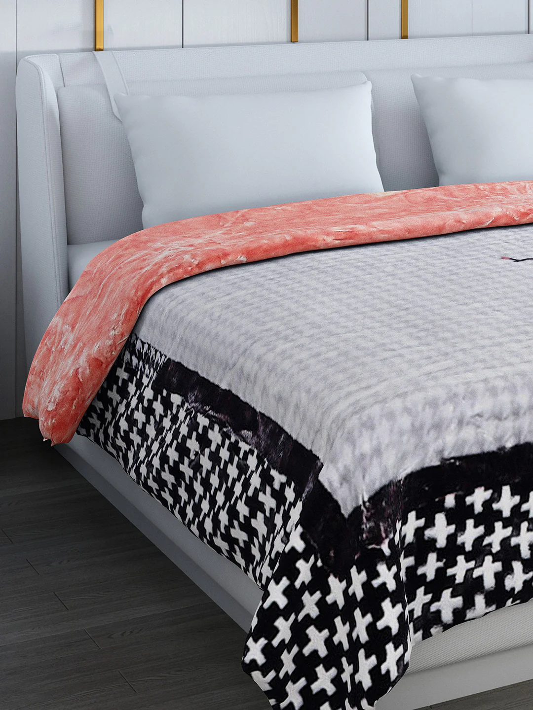 Printed Double Bed Blanket for Heavy Winter -2 Ply - Image 6