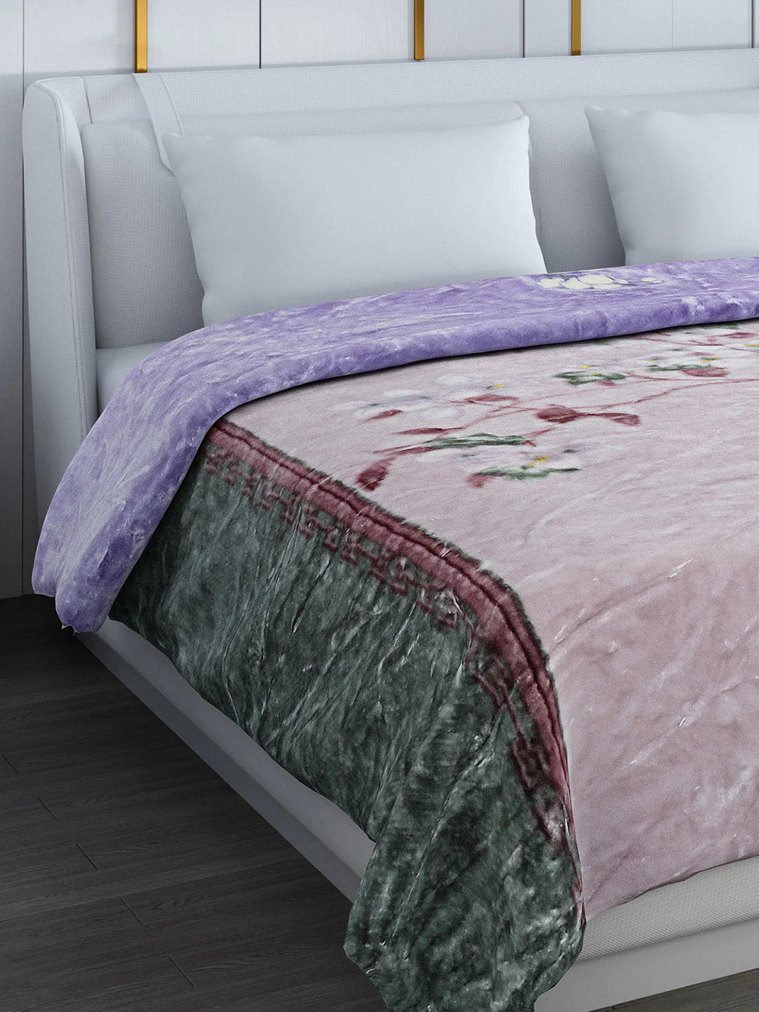Printed Double Bed Blanket for Heavy Winter -2 Ply - Image 6