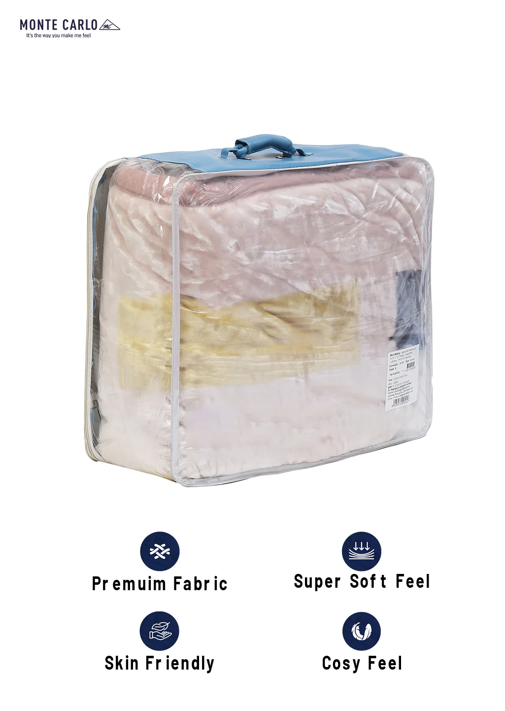 Printed Double Bed Blanket for Heavy Winter -3 Ply - Image 8