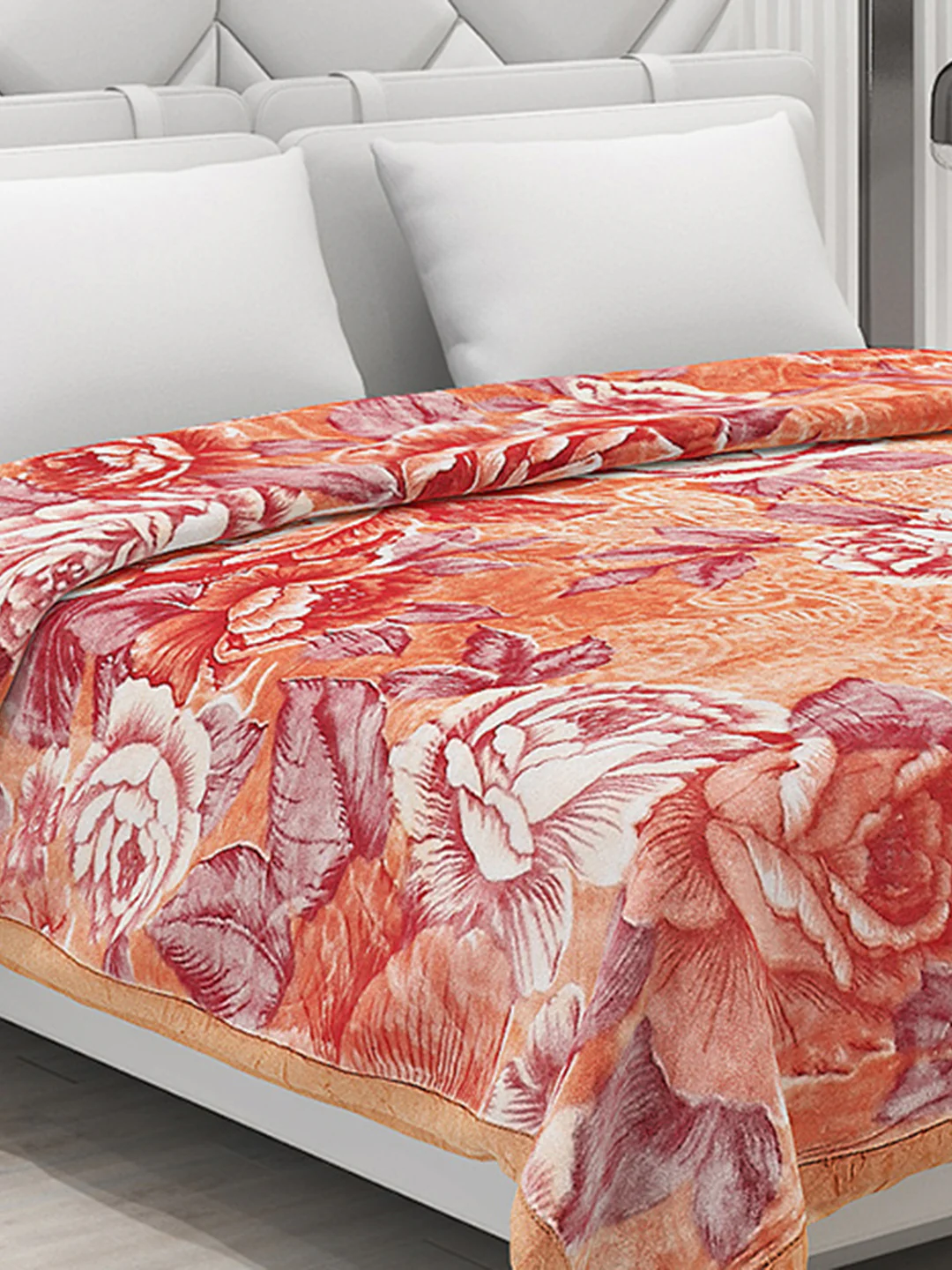 Printed Double Bed Blanket for Heavy Winter -3 Ply - Image 4