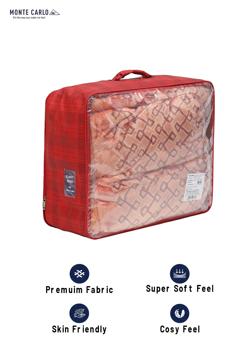 Printed Double Bed Blanket for Heavy Winter -3 Ply - Image 8
