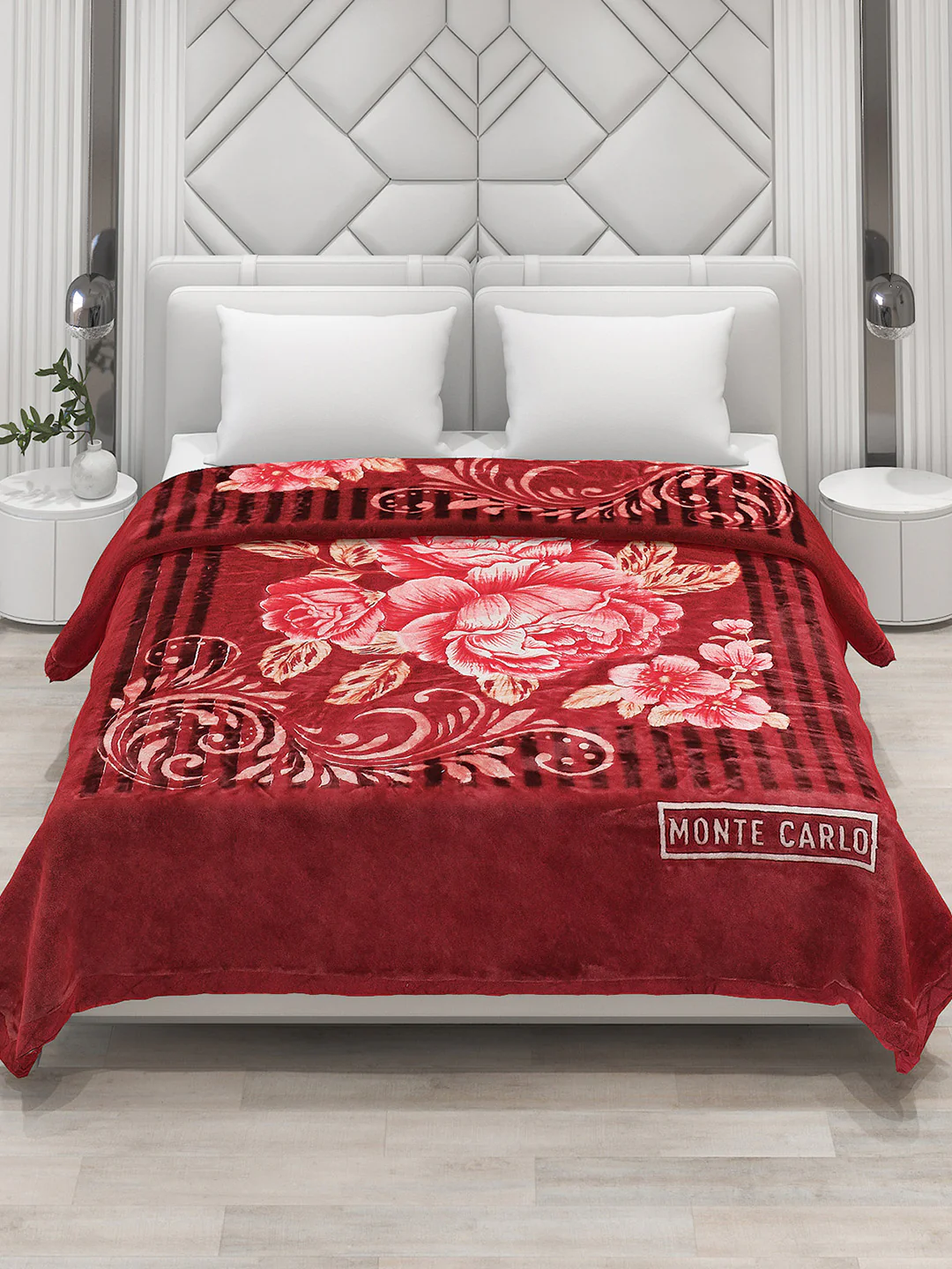 Printed Double Bed Blanket for Heavy Winter -3 Ply - Image 2