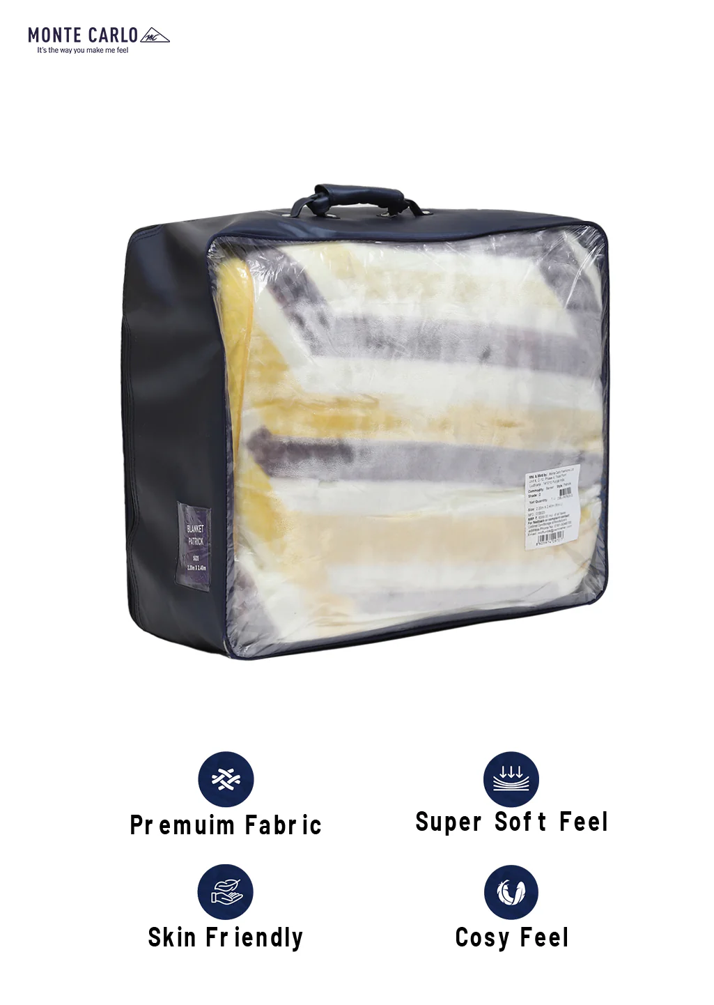 Printed Double Bed Blanket for Heavy Winter -3 Ply - Image 8