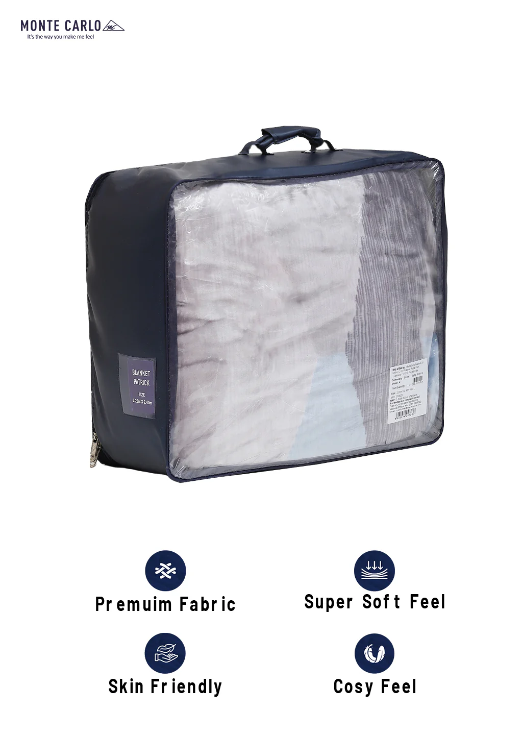 Printed Double Bed Blanket for Heavy Winter -3 Ply - Image 8