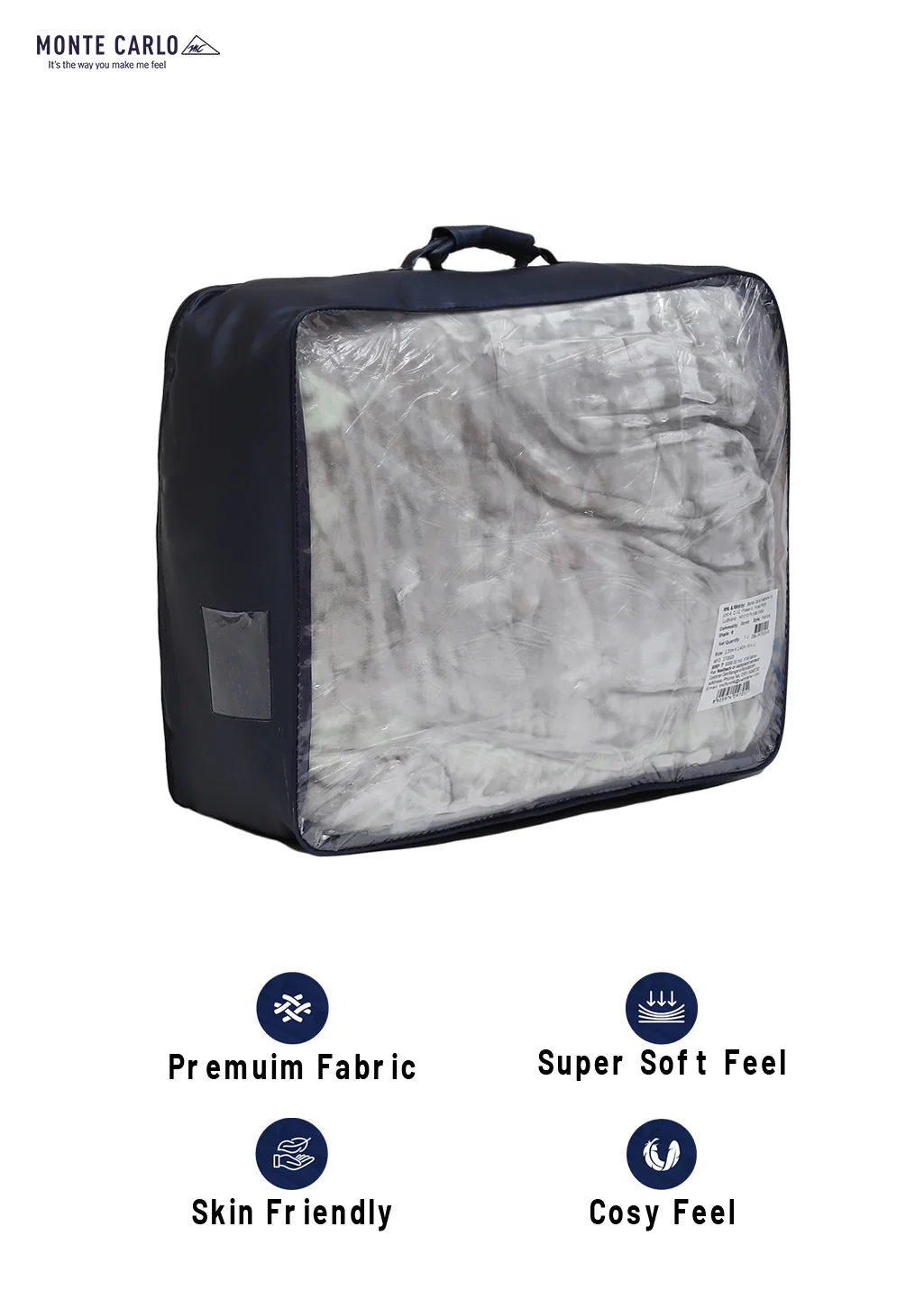 Printed Double Bed Blanket for Heavy Winter -3 Ply - Image 8