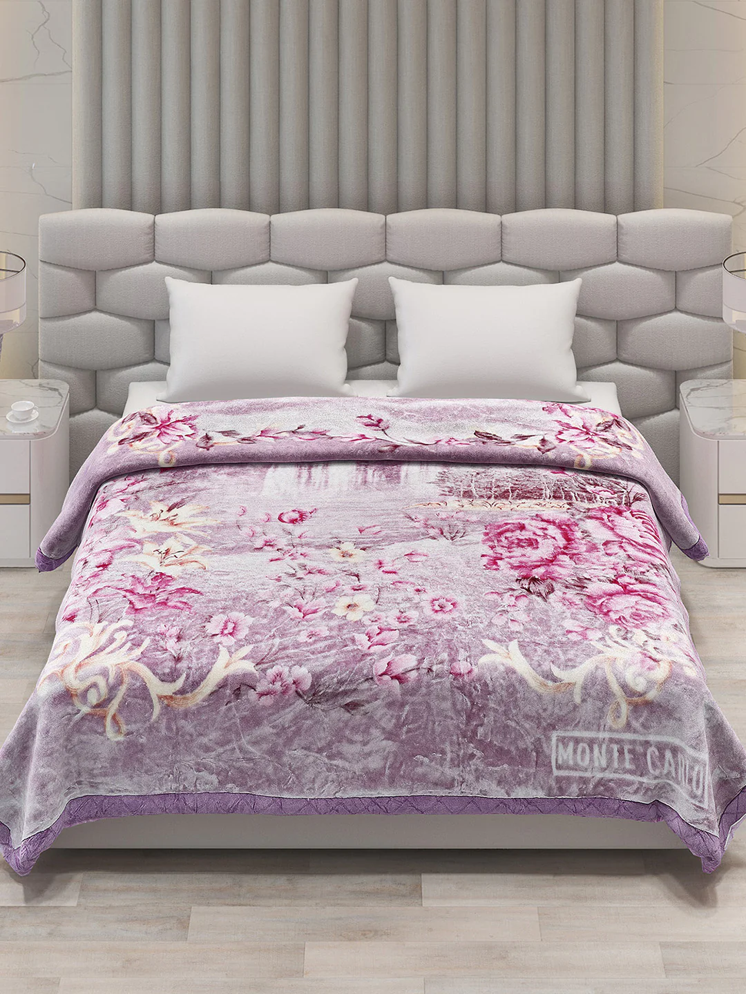 Printed Double Bed Blanket for Heavy Winter -3 Ply - Image 2