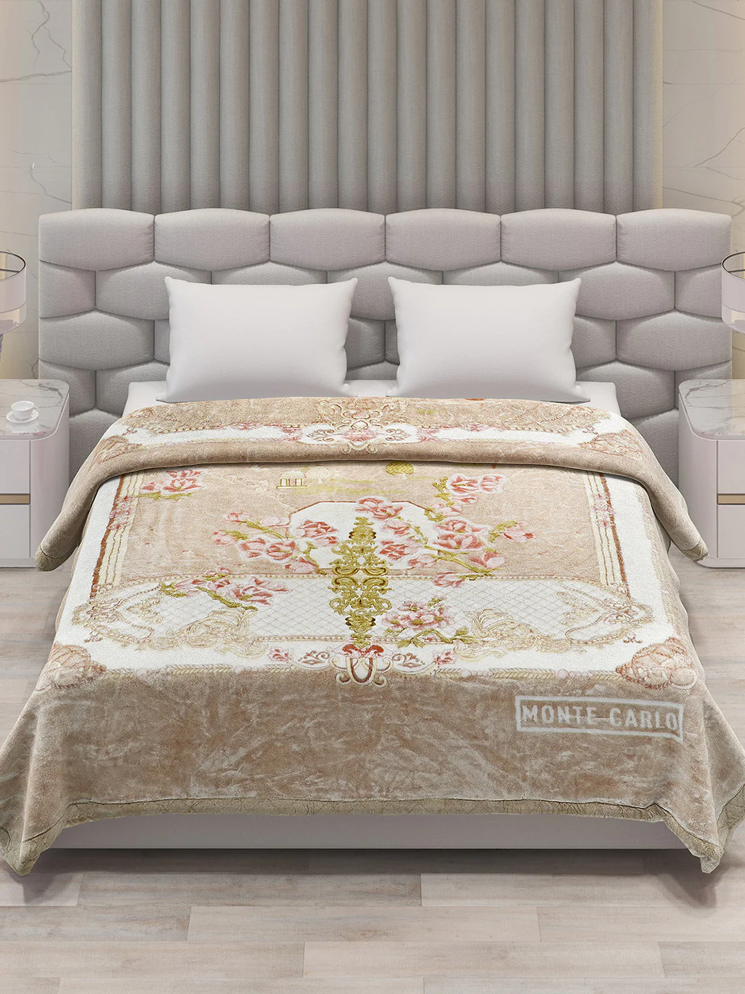 Printed Double Bed Blanket for Heavy Winter -3 Ply - Image 2