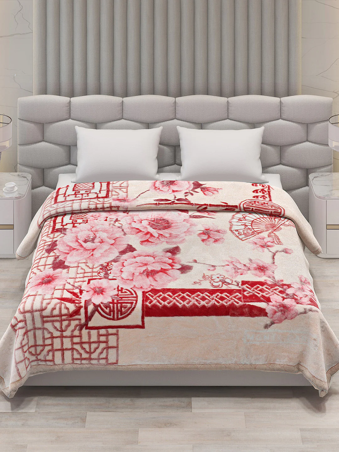 Printed Double Bed Blanket for Heavy Winter -3 Ply - Image 2