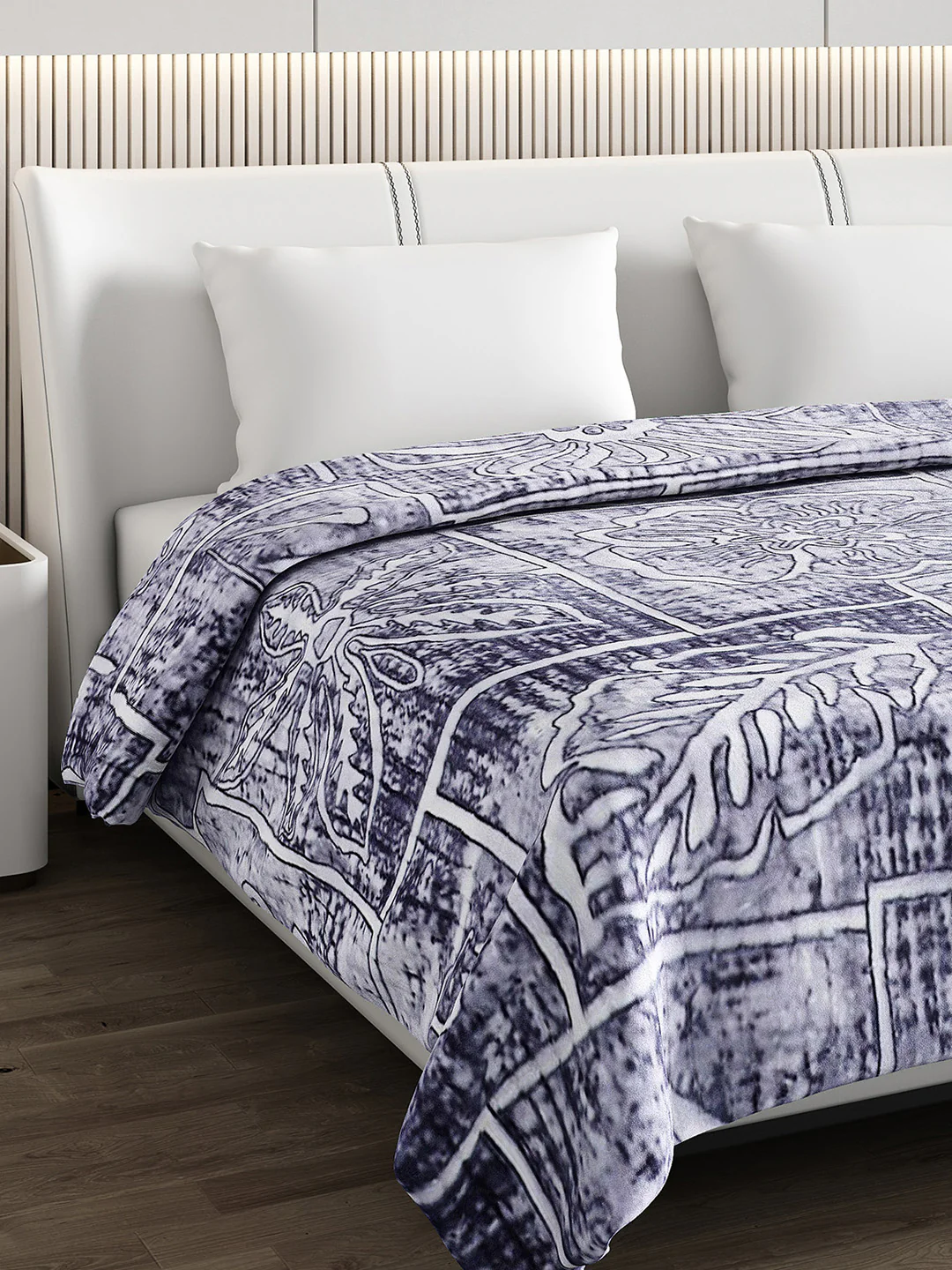Printed Double Bed Blanket for Heavy Winter -3 Ply - Image 4
