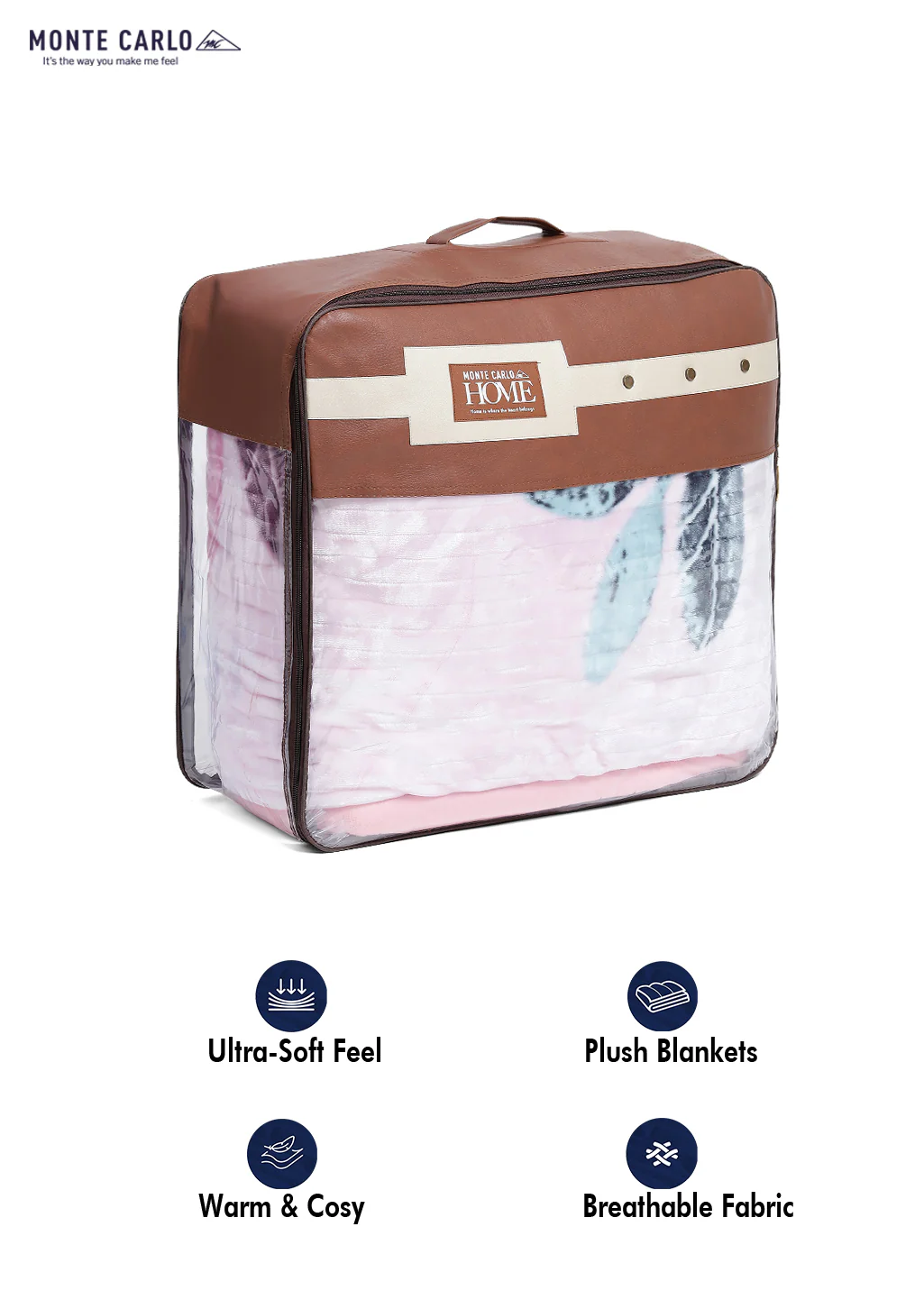 Printed Double Bed Blanket for Heavy Winter -3 Ply - Image 8