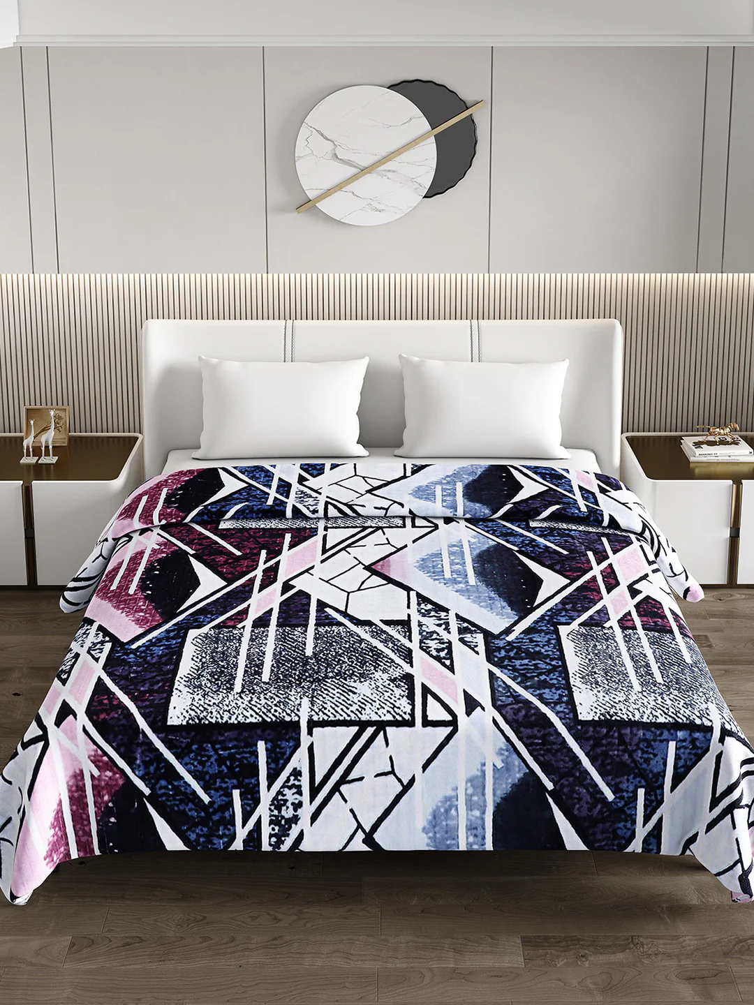 Printed Double Bed Blanket for Heavy Winter -3 Ply - Image 3