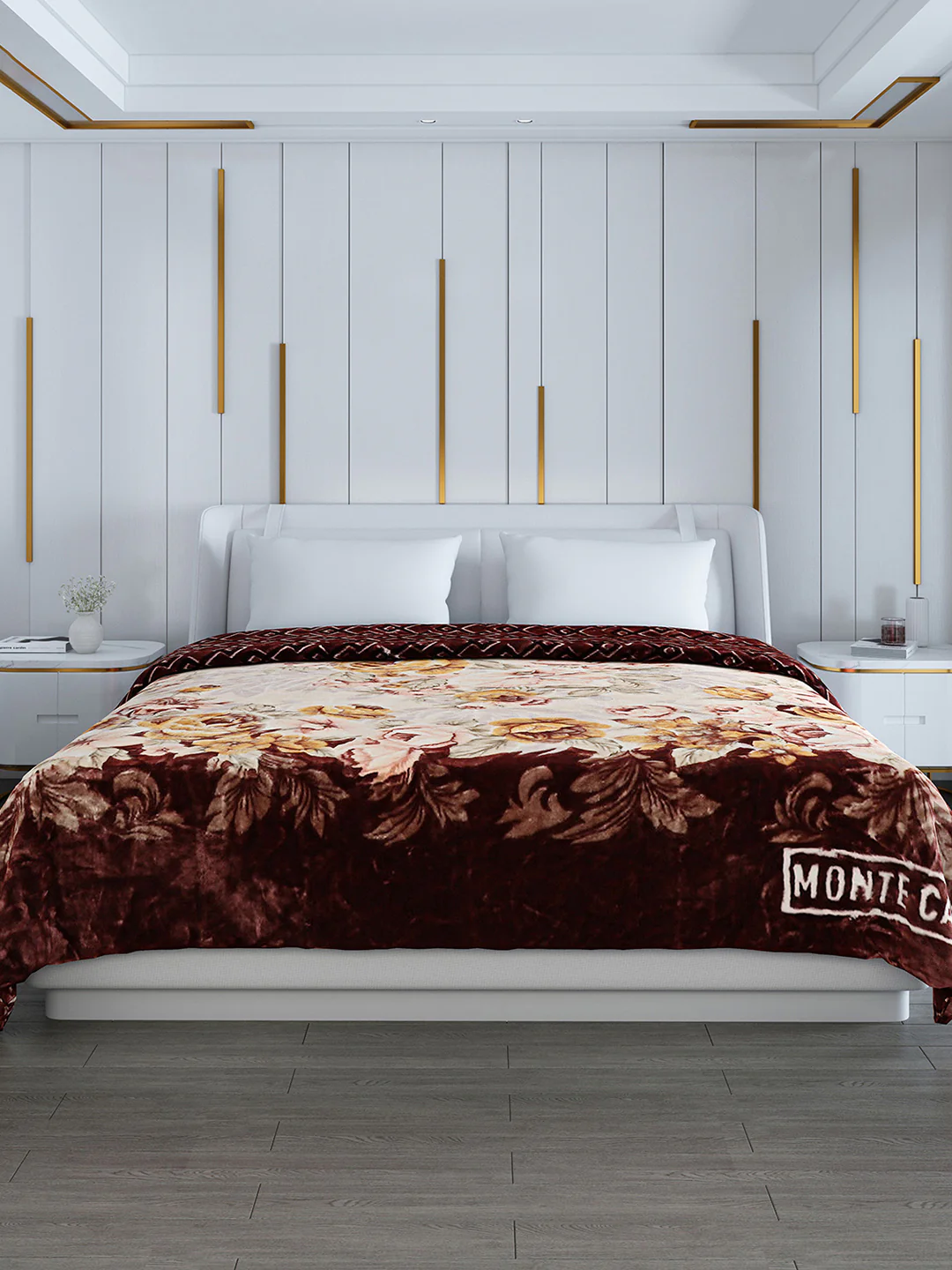 Printed Double Bed Blanket for Heavy Winter -3 Ply - Image 2