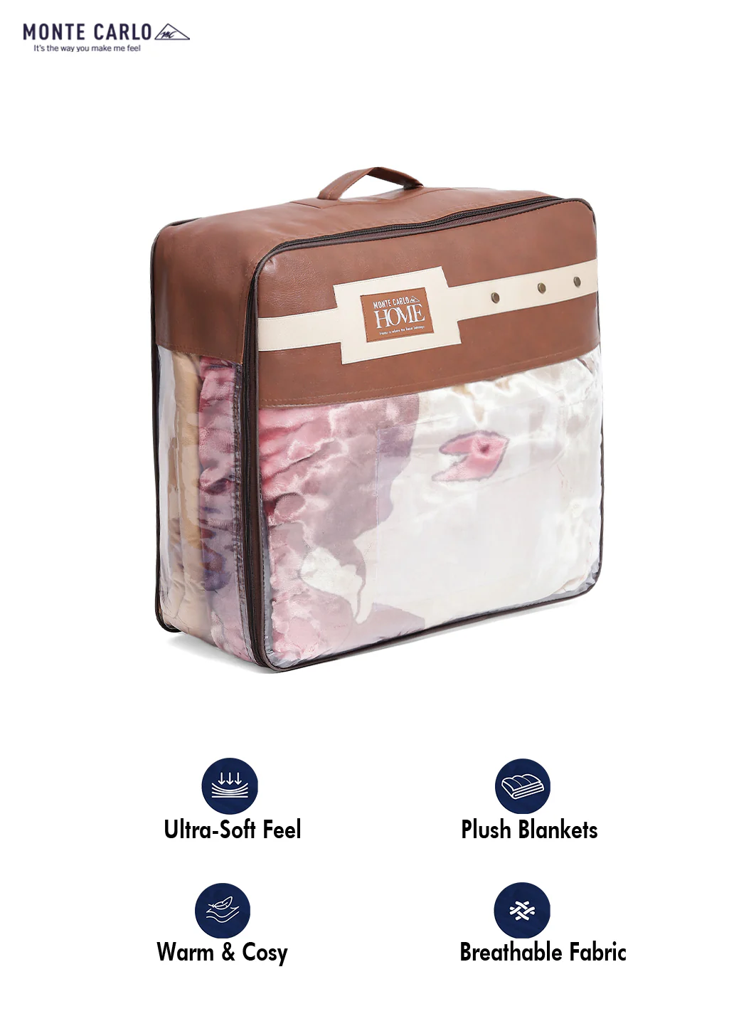 Printed Double Bed Blanket for Heavy Winter -3 Ply - Image 8