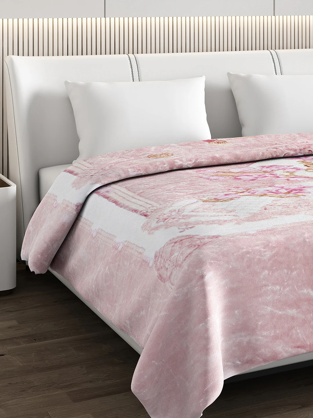 Printed Double Bed Blanket for Heavy Winter -3 Ply - Image 4
