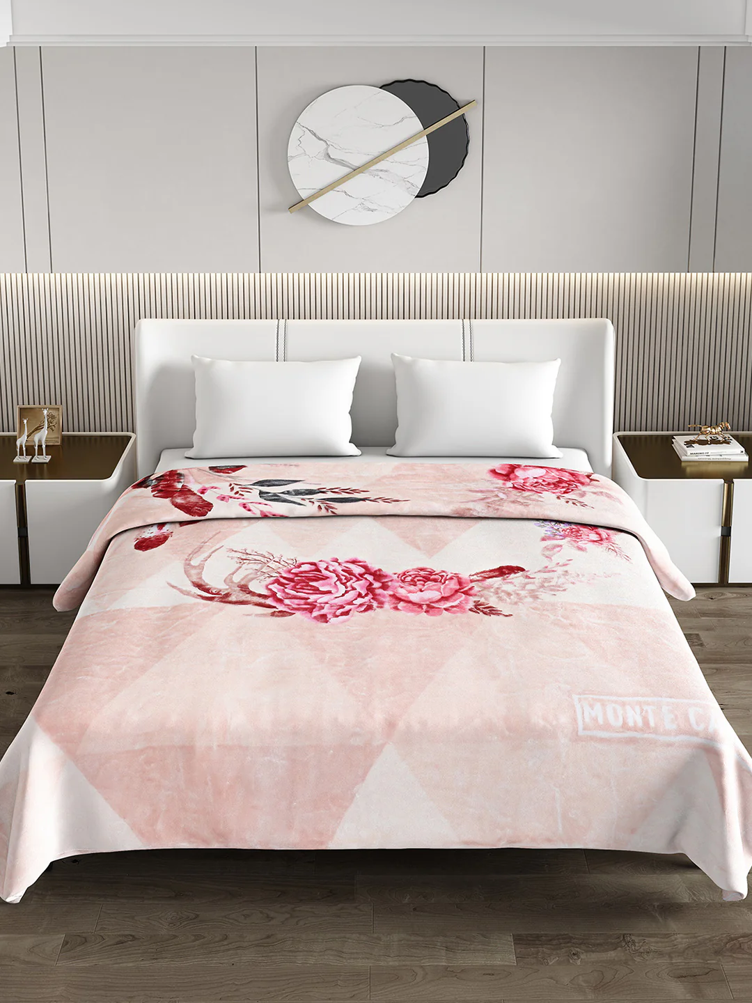 Printed Double Bed Blanket for Heavy Winter -3 Ply - Image 3