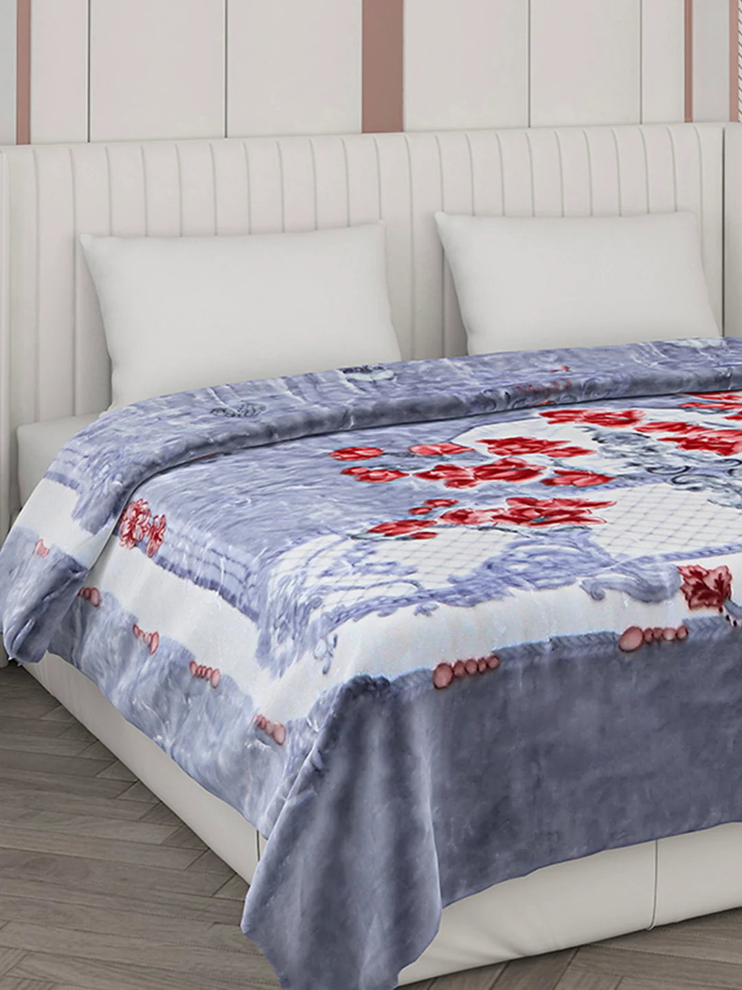 Printed Double Bed Blanket for Heavy Winter -3 Ply - Image 4