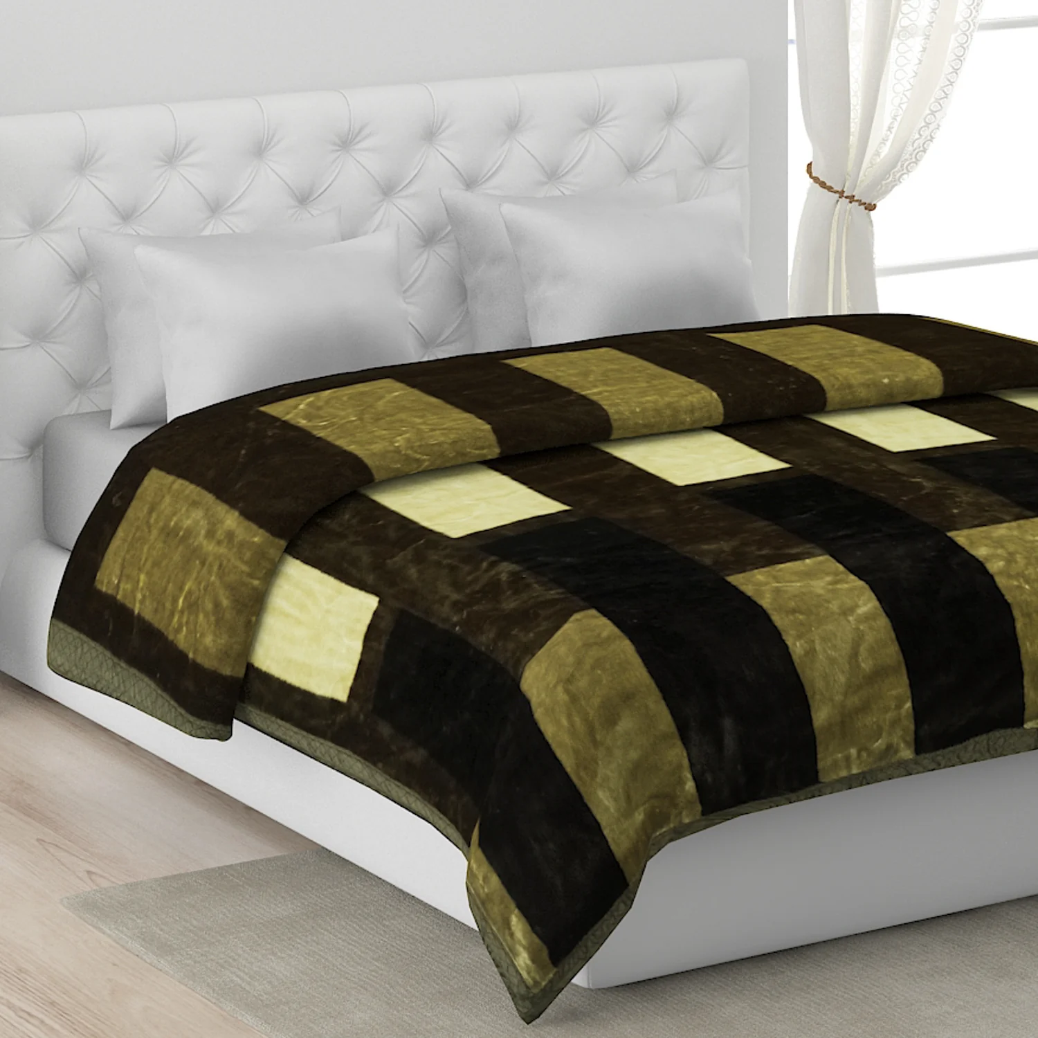 Printed Double Bed Blanket for Mild Winter -1 Ply - Image 9