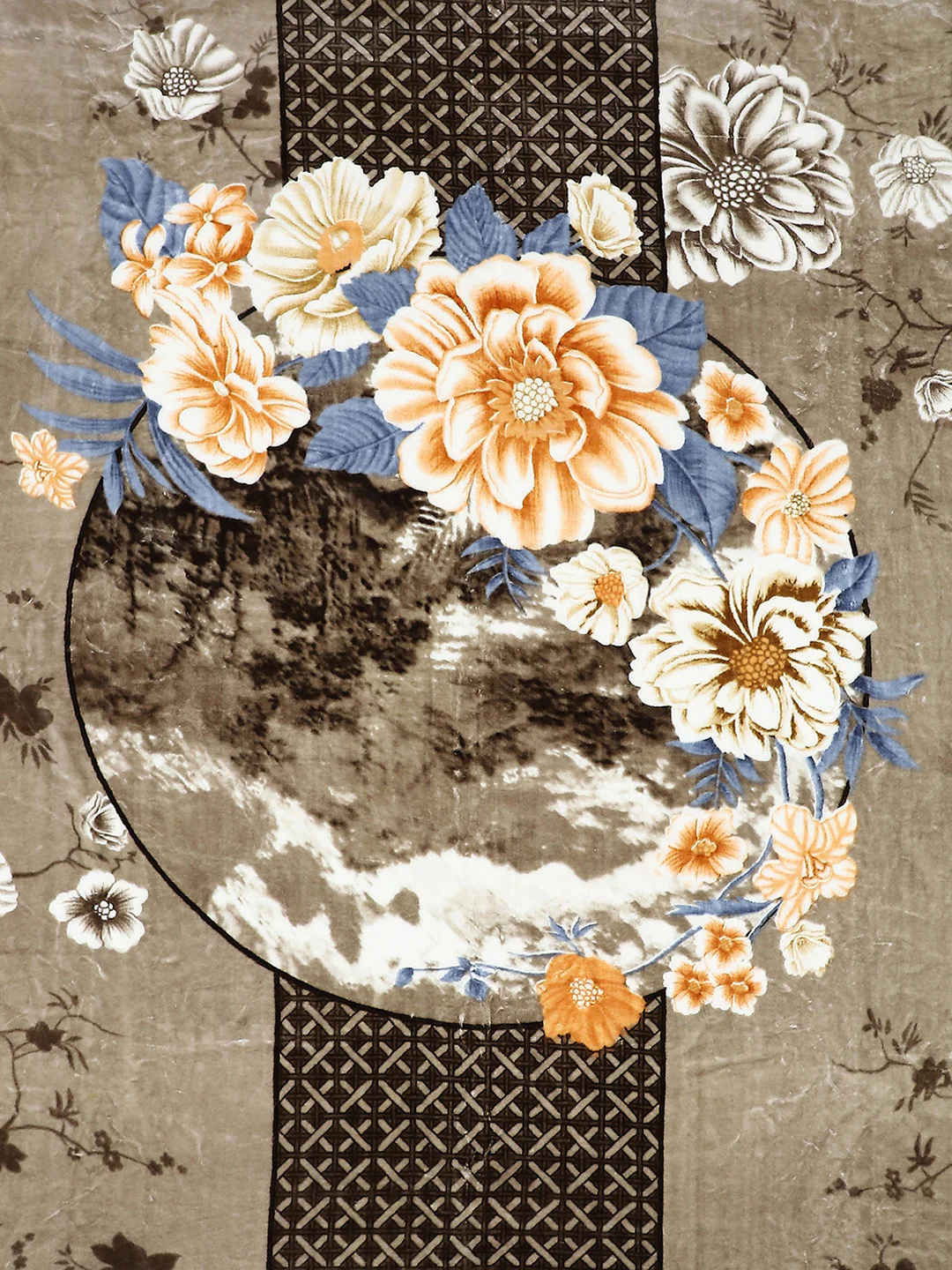 Printed Double Bed Blanket for Mild Winter -1 Ply - Image 6