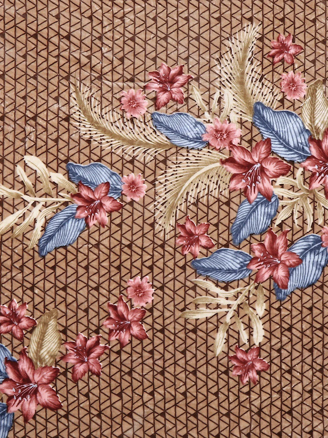 Printed Double Bed Blanket for Mild Winter -1 Ply - Image 6