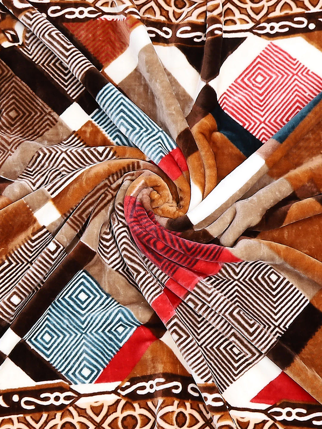 Printed Double Bed Blanket for Mild Winter -1 Ply - Image 7