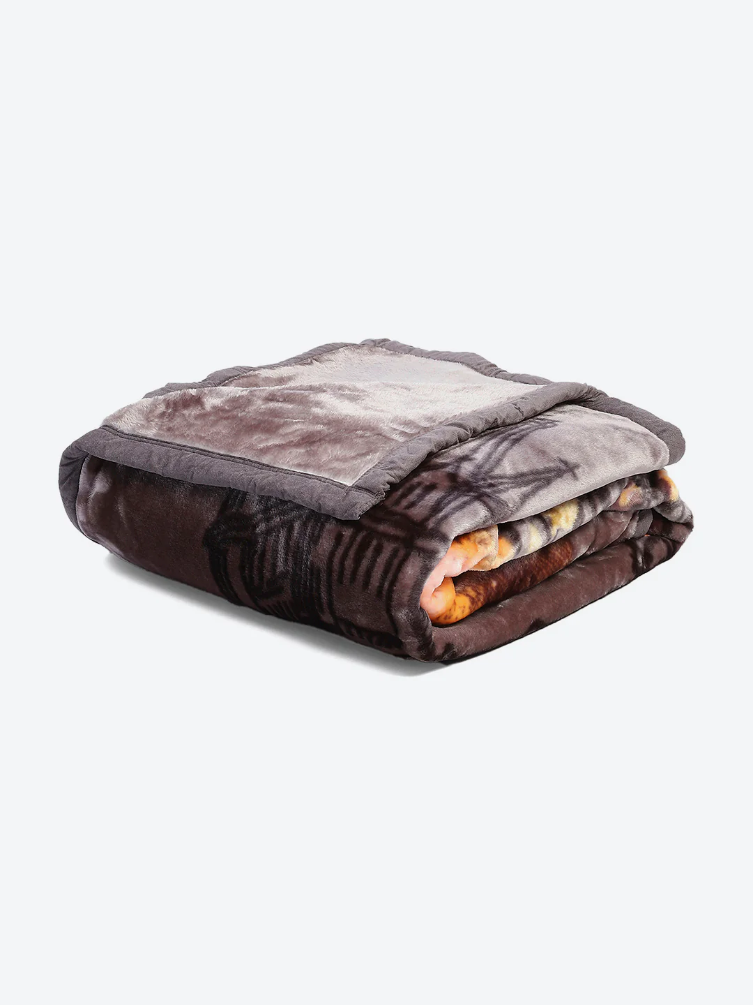 Printed Double Bed Blanket for Mild Winter -1 Ply - Image 5