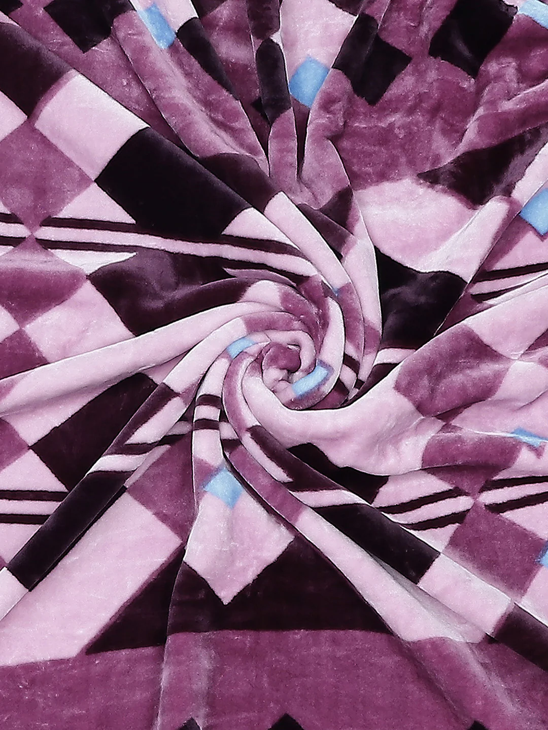 Printed Double Bed Blanket for Mild Winter -1 Ply - Image 7