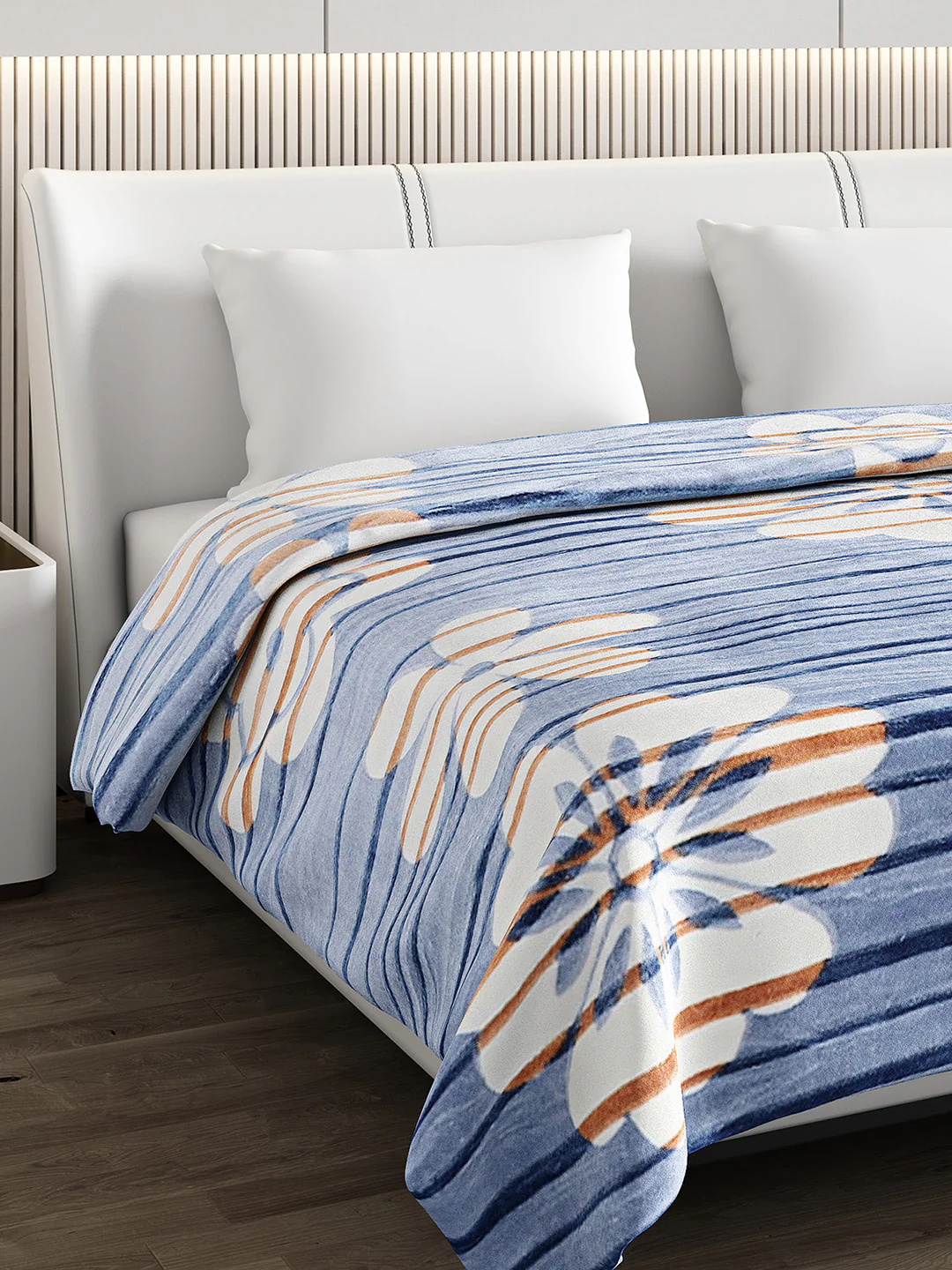 Printed Double Bed Blanket for Mild Winter -1 Ply - Image 4