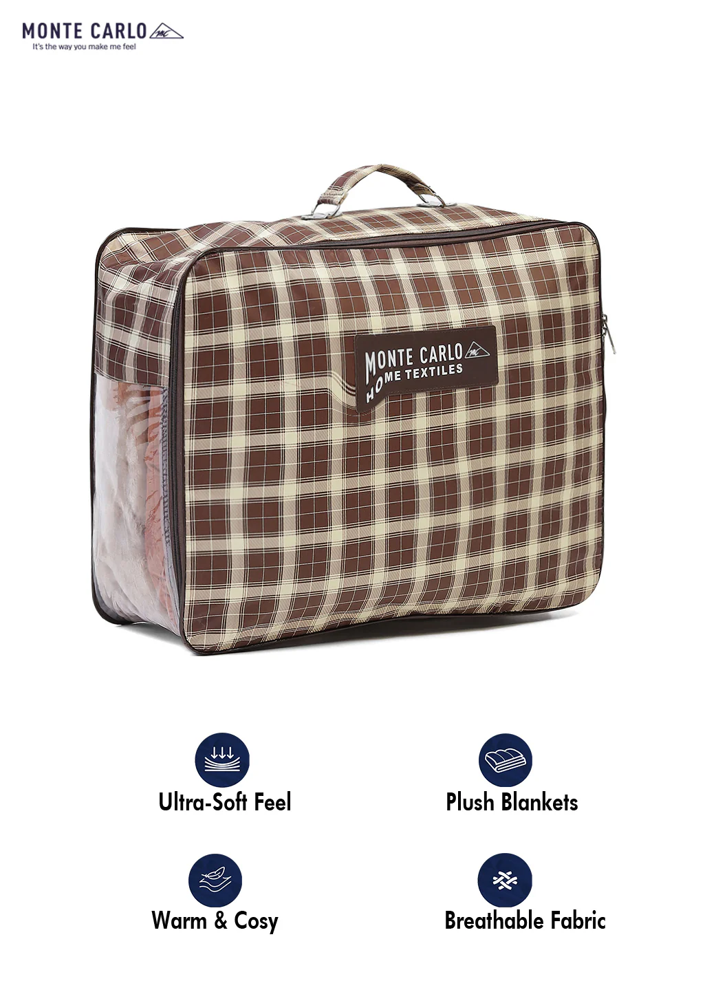 Printed Double Bed Blanket for Mild Winter -1 Ply - Image 8