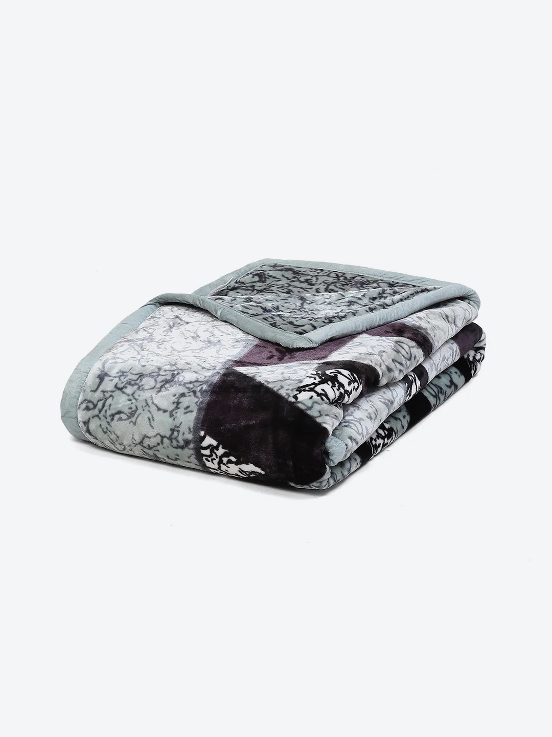 Printed Double Bed Blanket for Mild Winter -2 Ply - Image 5