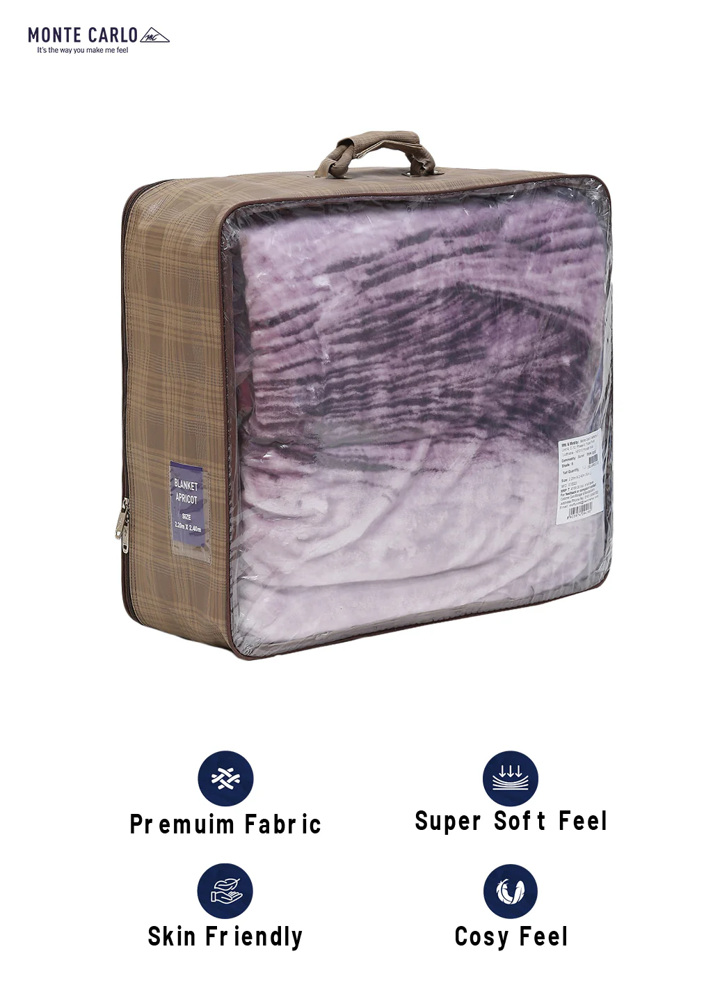 Printed Double Bed Blanket for Mild Winter -2 Ply - Image 8