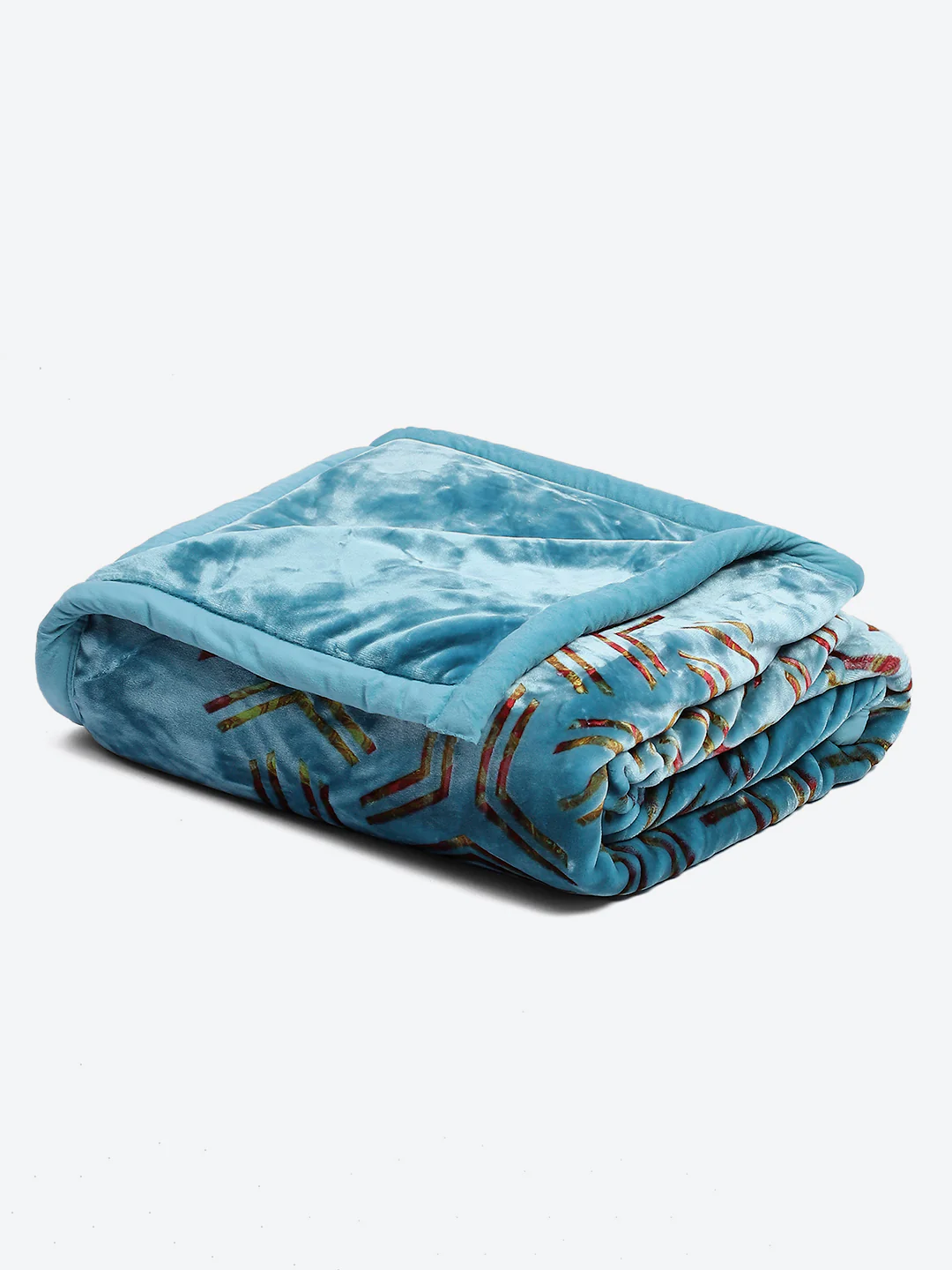 Printed Double Bed Blanket for Mild Winter -2 Ply - Image 7