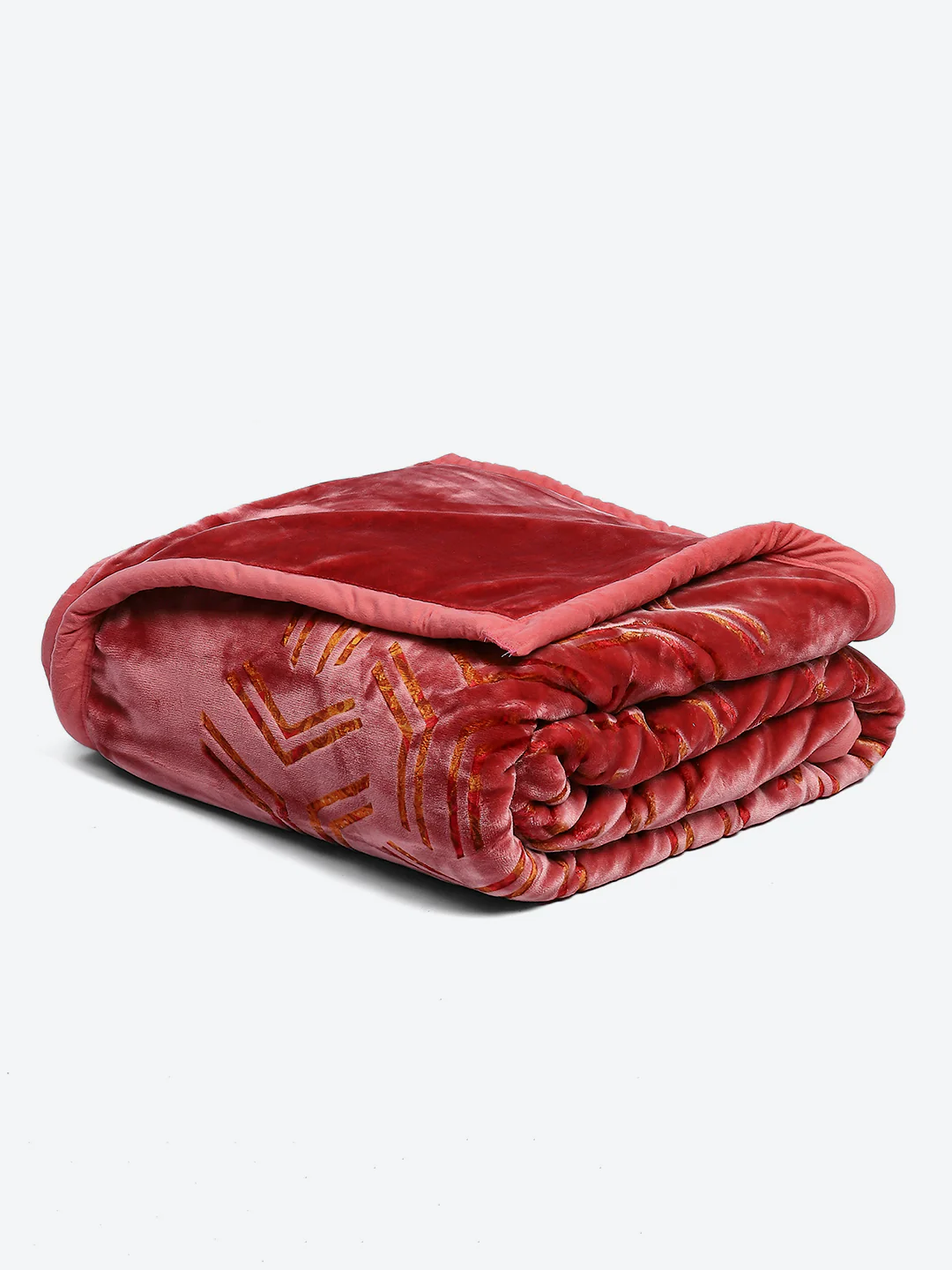 Printed Double Bed Blanket for Mild Winter -2 Ply - Image 7