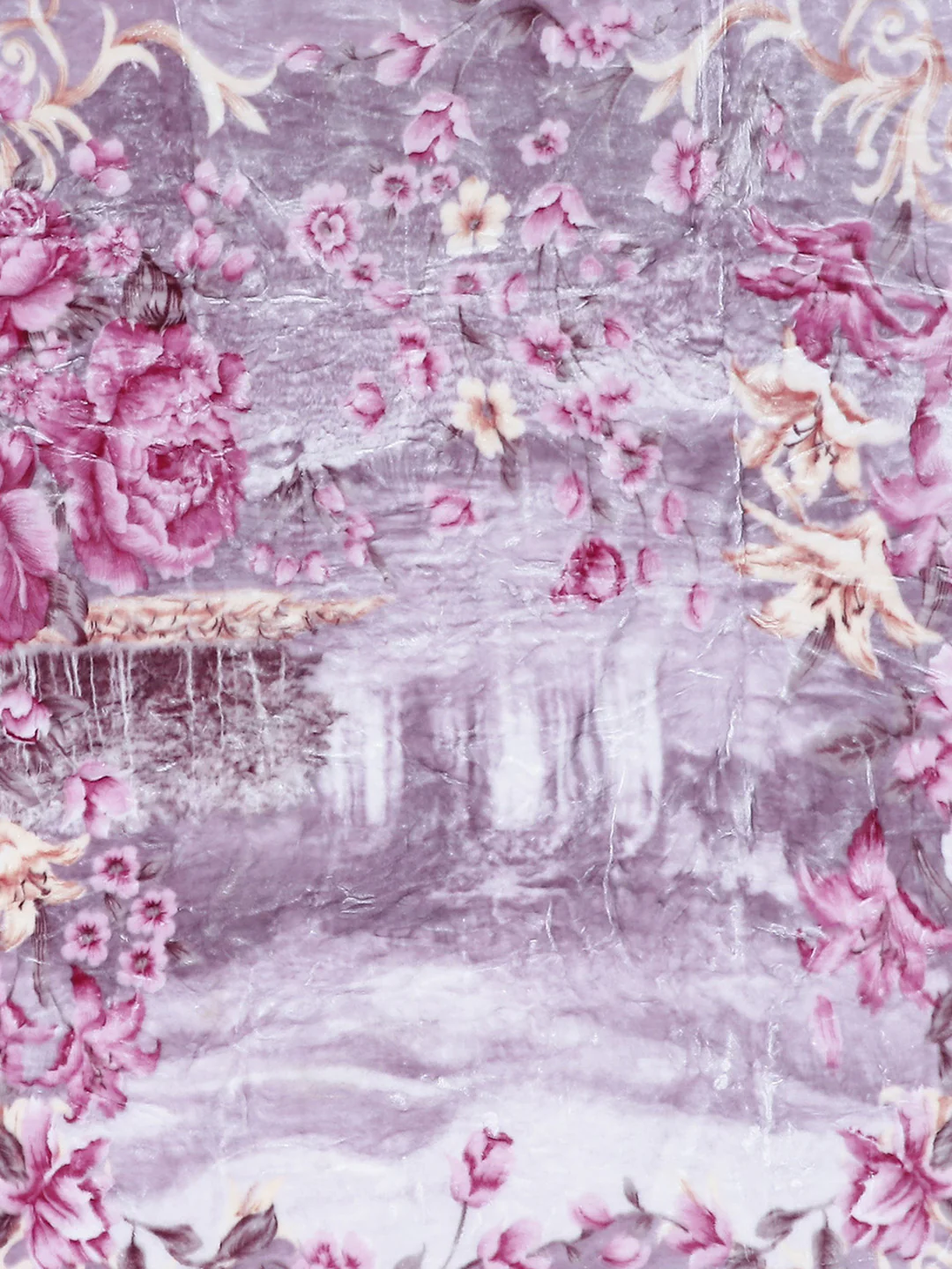 Printed Double Bed Blanket for Mild Winter -2 Ply - Image 10