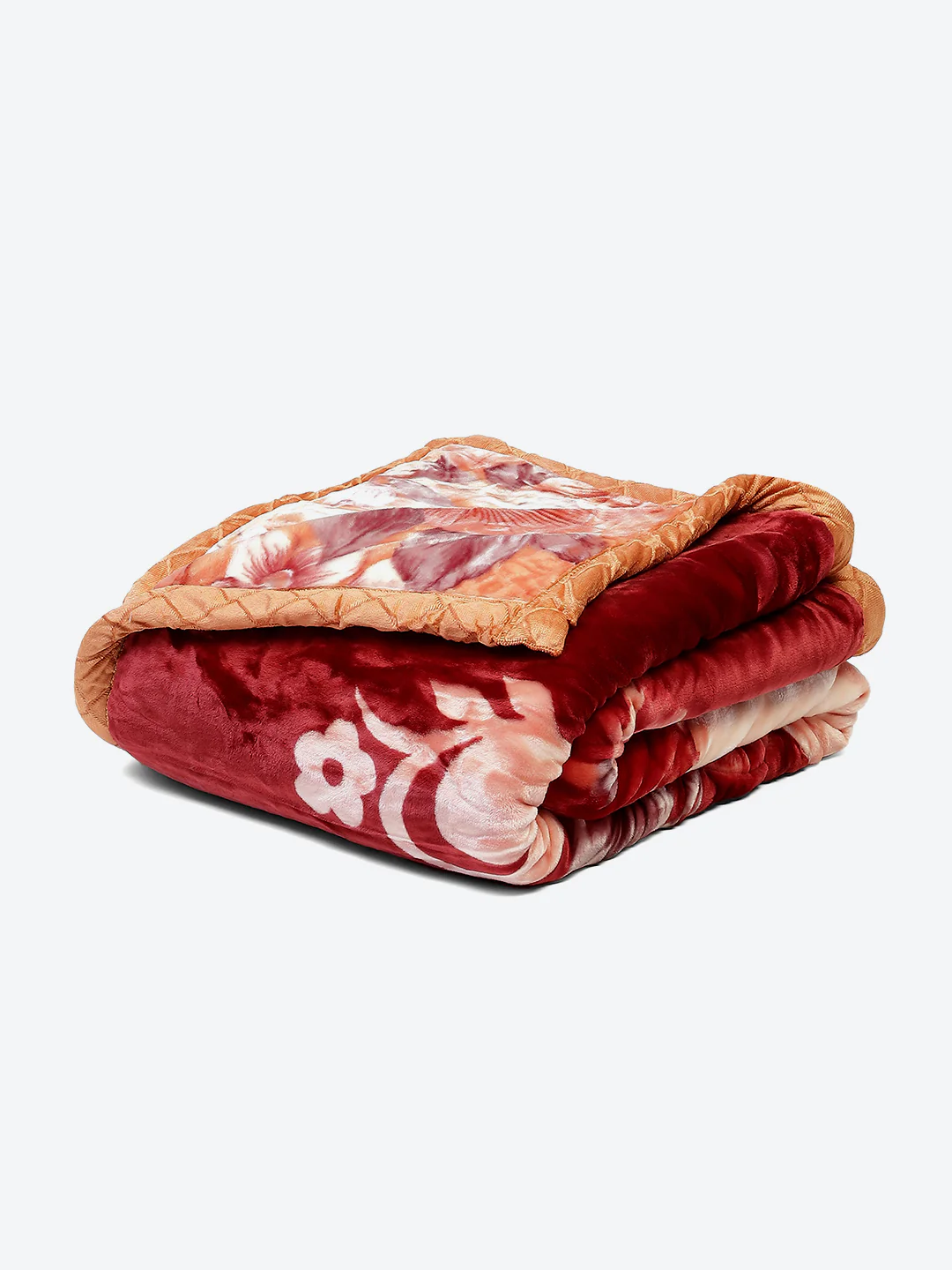 Printed Double Bed Blanket for Mild Winter -2 Ply - Image 7
