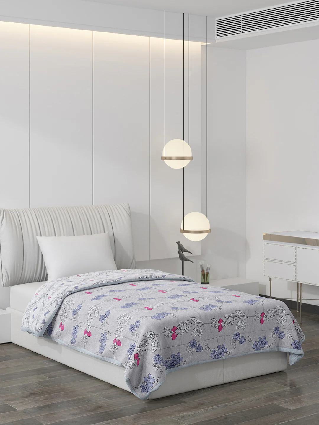 Printed Polyester Single Bed Comforter for AC Room - Image 6