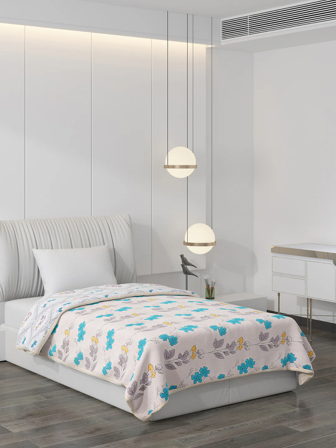 Printed Polyester Single Bed Comforter for AC Room - Image 6