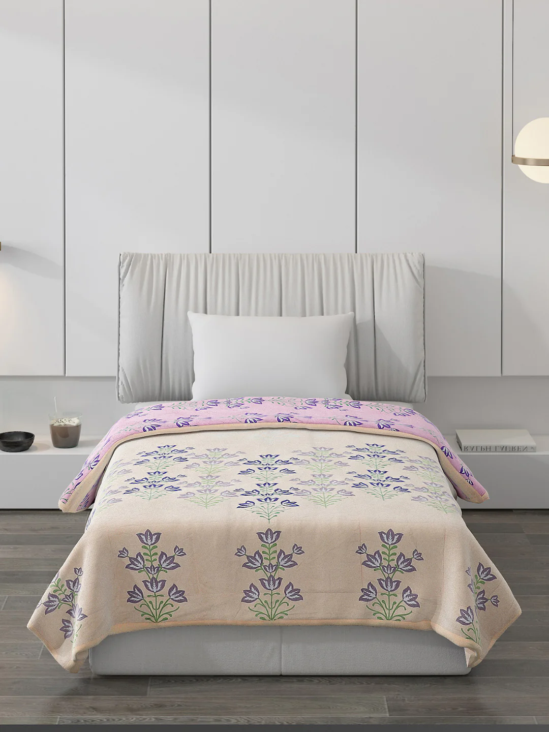 Printed Polyester Single Bed Comforter for AC Room - Image 3