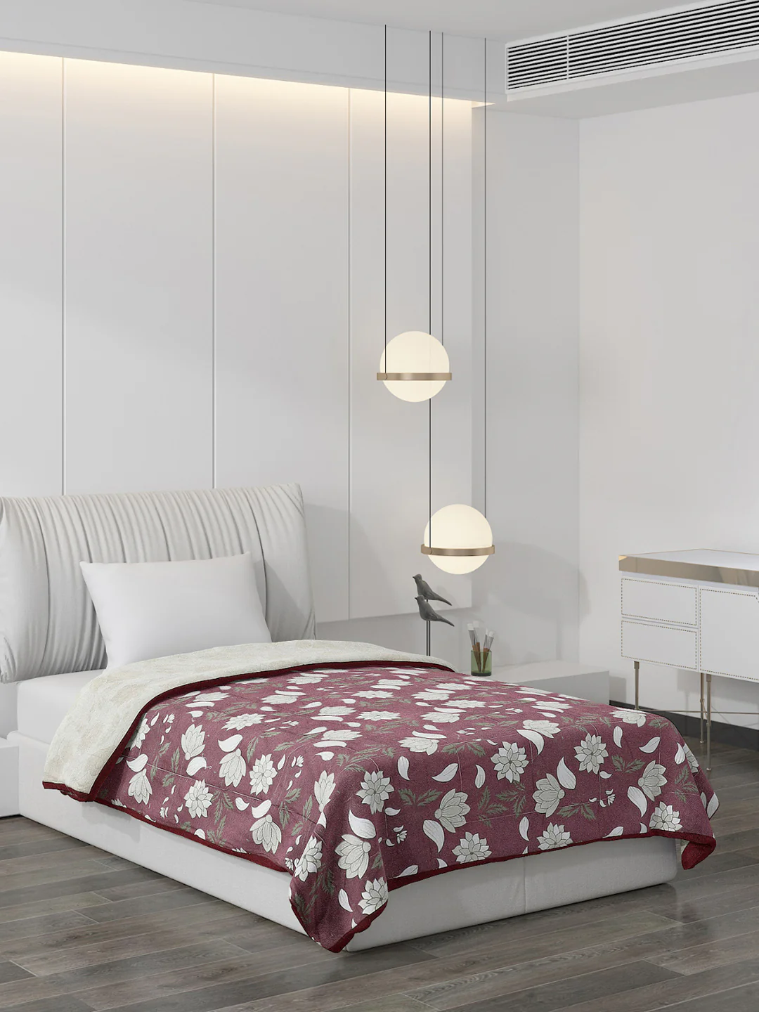 Printed Polyester Single Bed Comforter for AC Room - Image 6
