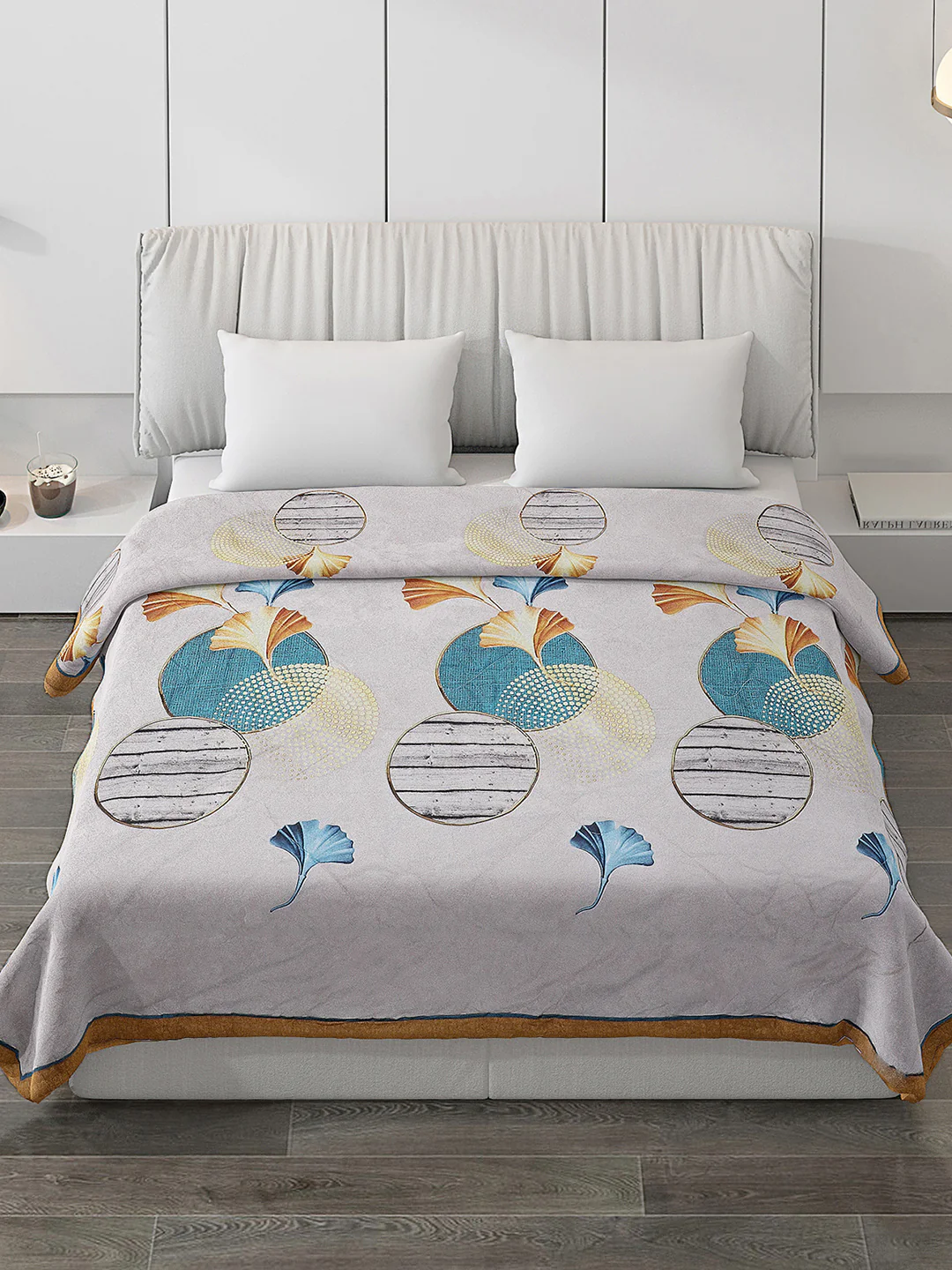Printed 100% Polyester Double Bed Comforter for AC Room - Image 2