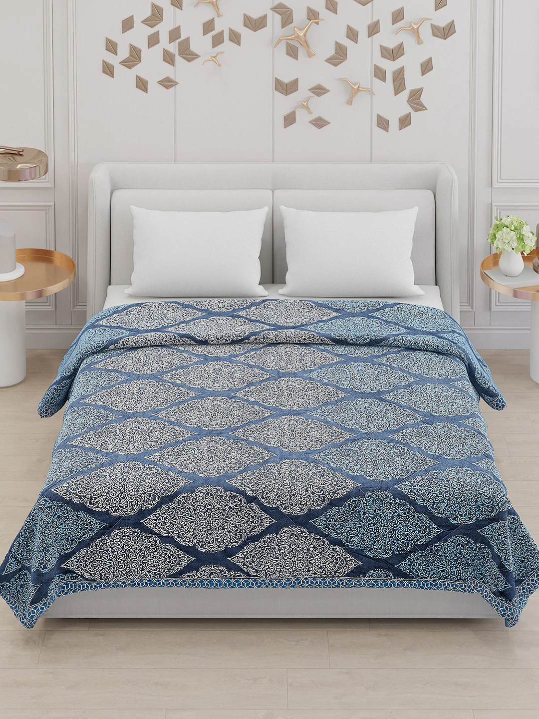 Printed 100% Polyester Double Bed Comforter for AC Room - Image 2