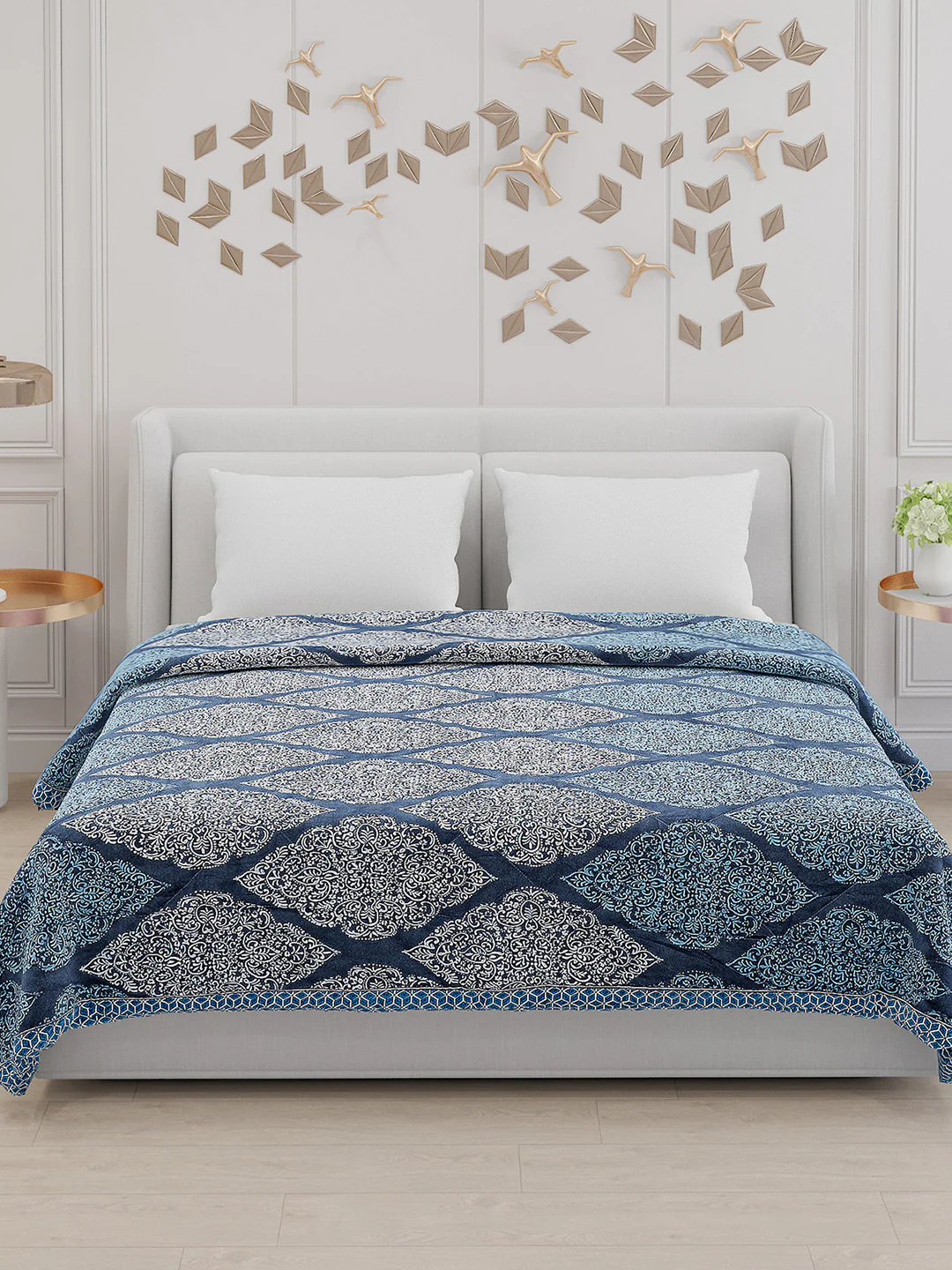 Printed 100% Polyester Double Bed Comforter for AC Room - Image 3