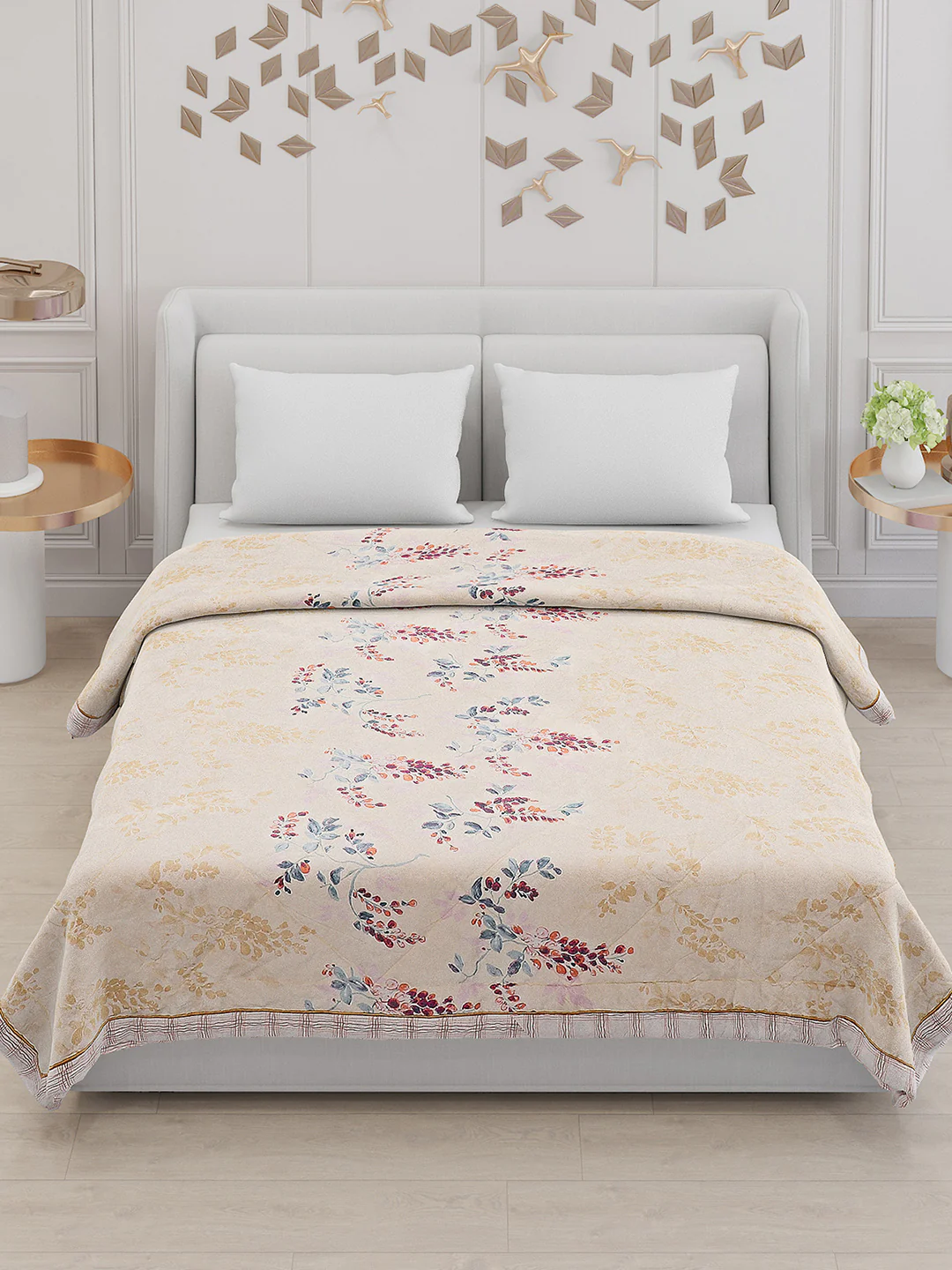 Printed 100% Polyester Double Bed Comforter for AC Room - Image 2