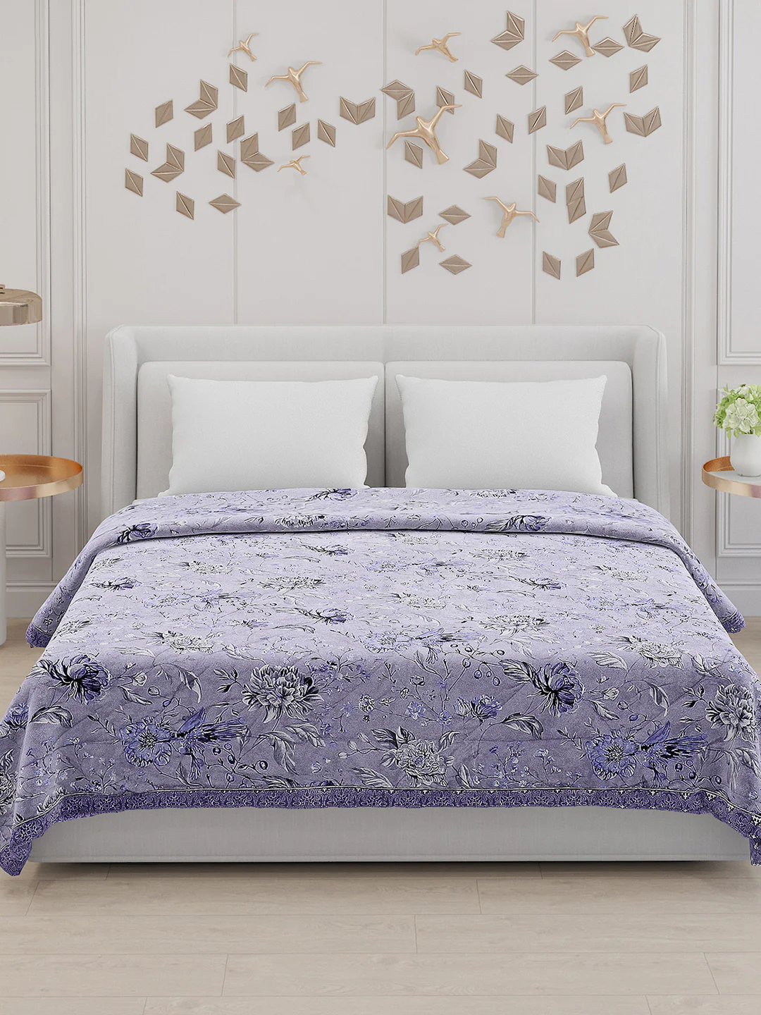 Printed 100% Polyester Double Bed Comforter for AC Room - Image 3