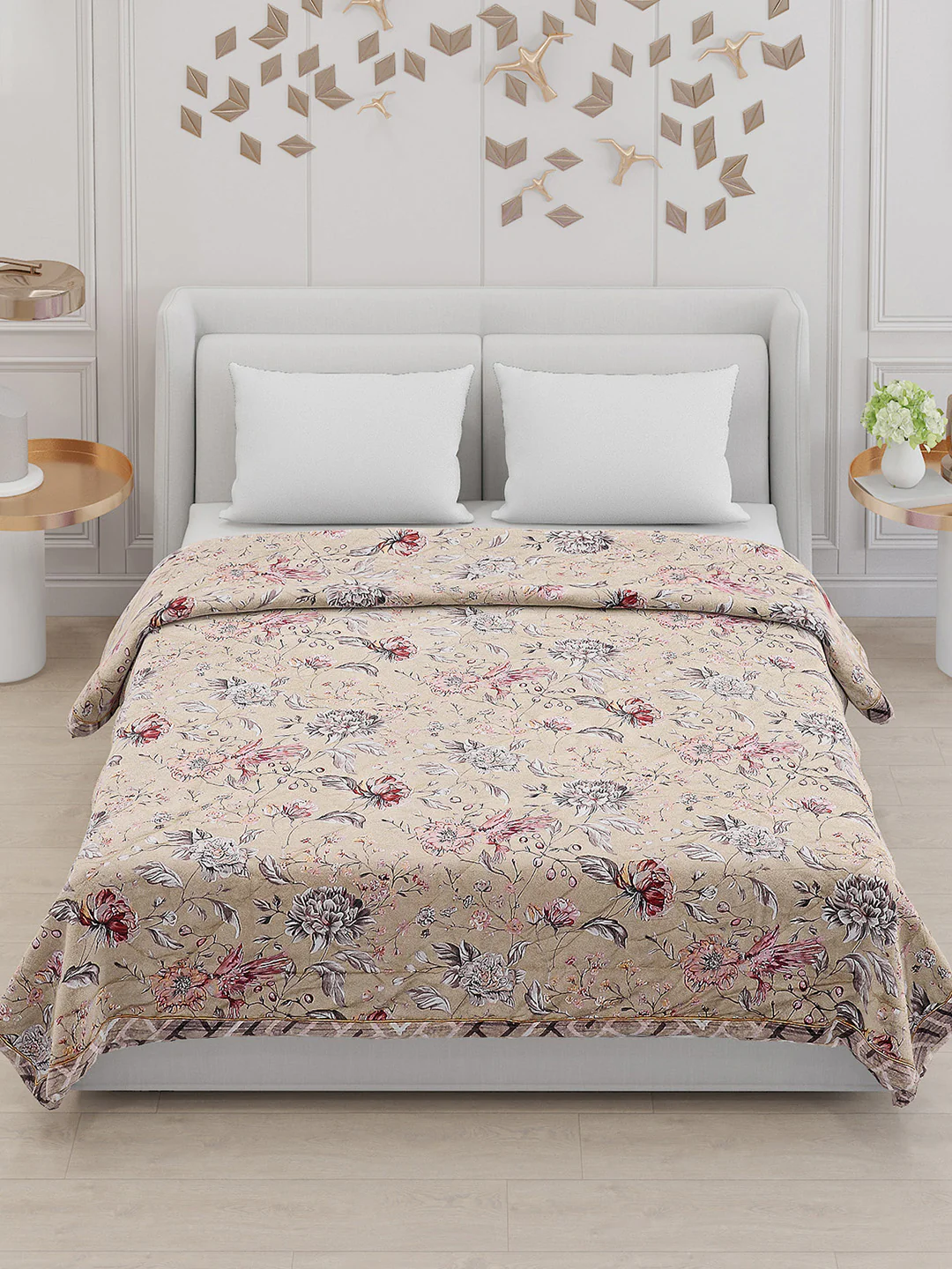 Printed 100% Polyester Double Bed Comforter for AC Room - Image 2