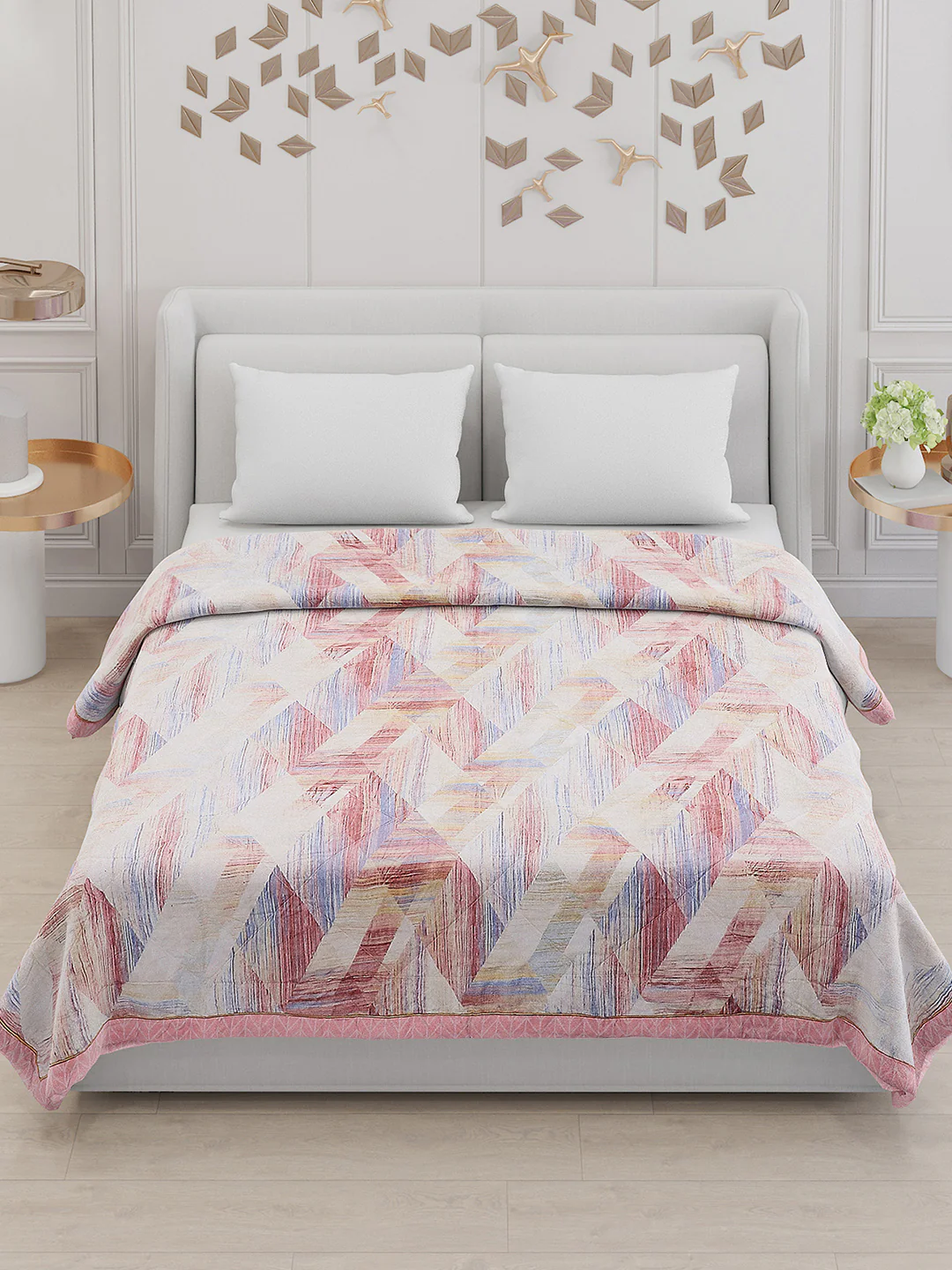 Printed 100% Polyester Double Bed Comforter for AC Room - Image 2