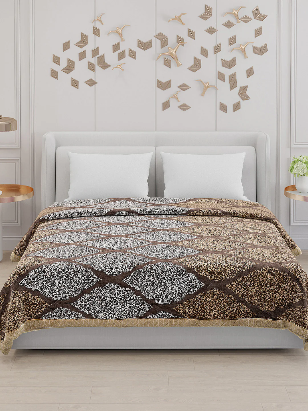 Printed 100% Polyester Double Bed Comforter for AC Room - Image 3