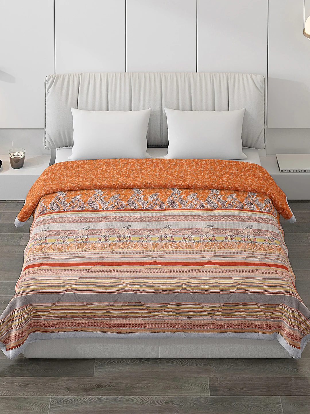 Printed 100% Polyester Double Bed Comforter for AC Room - Image 2